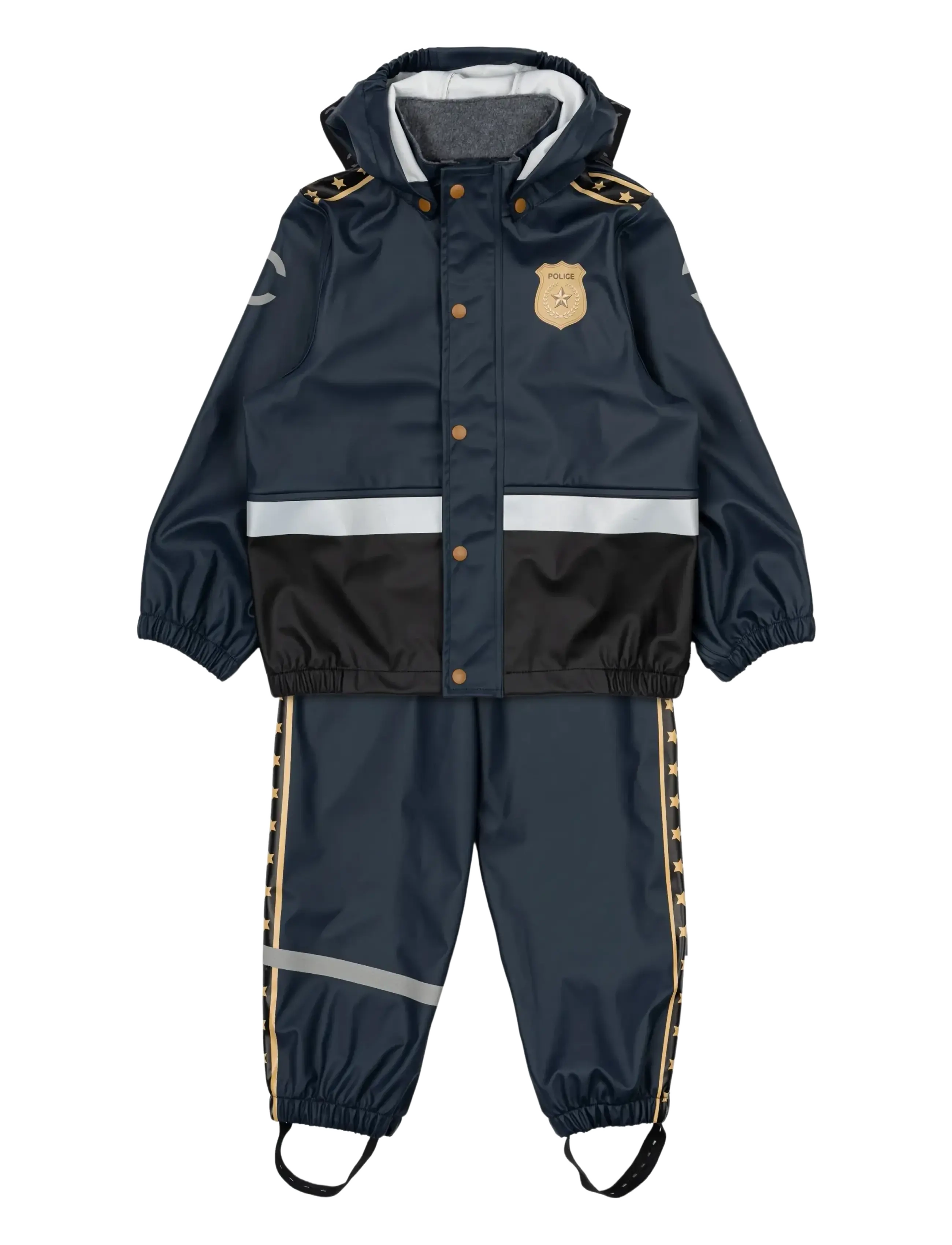 mikk-line Rain Set Police w/susp 104 - 4 for 3 - BLUE NIGHTS / navy
