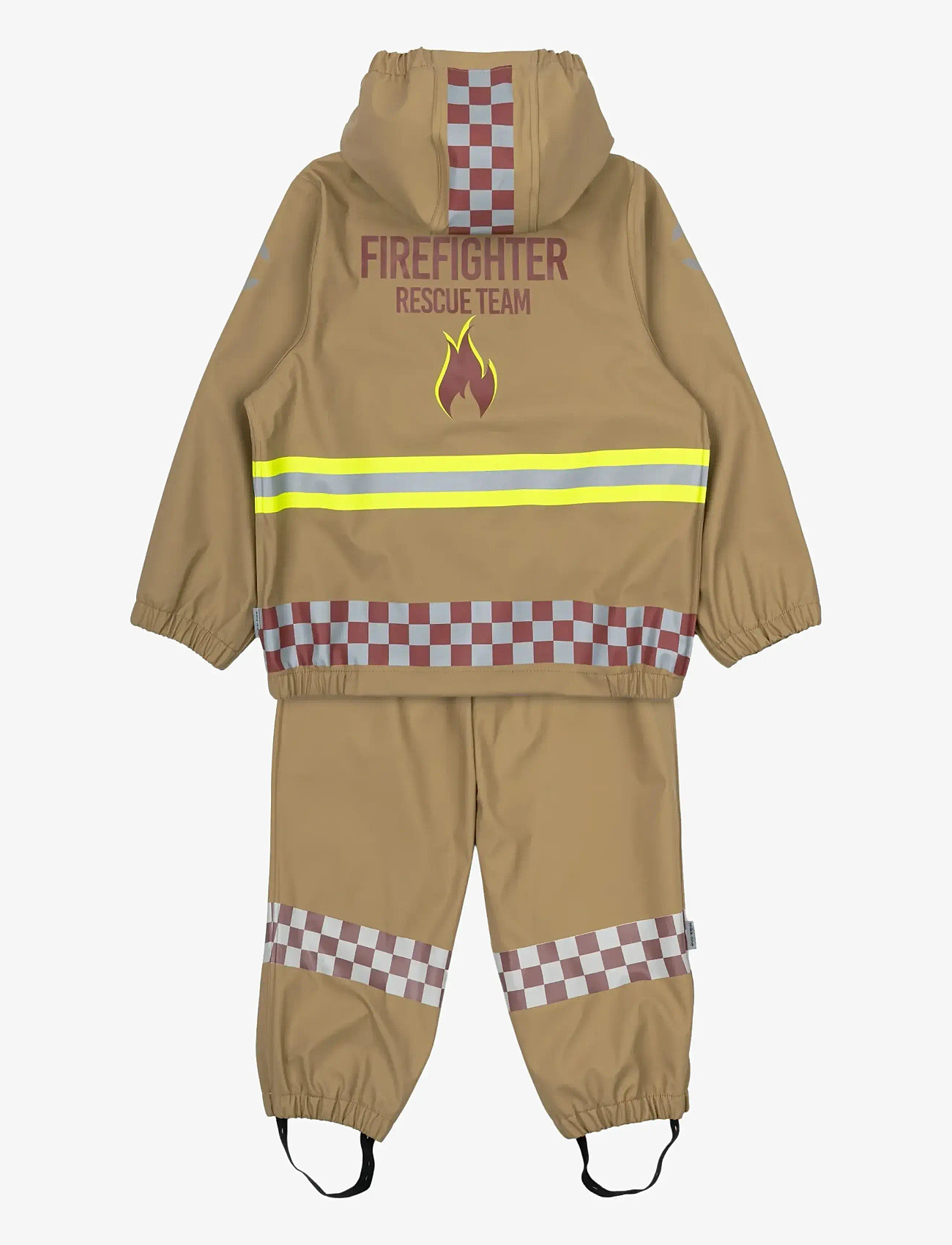 mikk-line - Rain Set Firefighter w/susp 104 - regnställ - kelp - 1