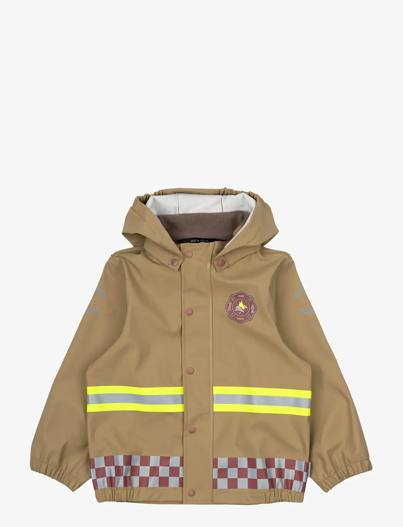 mikk-line - Rain Set Firefighter w/susp 104 - regnställ - kelp - 2