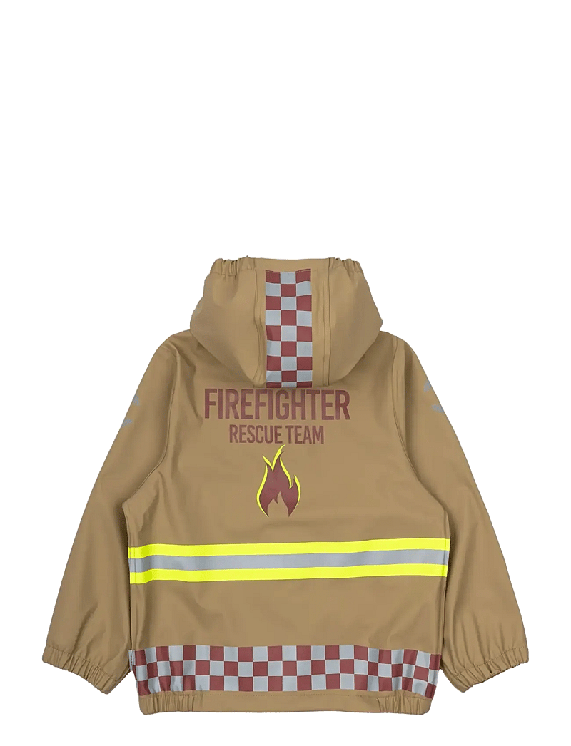 mikk-line - Rain Set Firefighter w/susp 104 - regnställ - kelp - 3