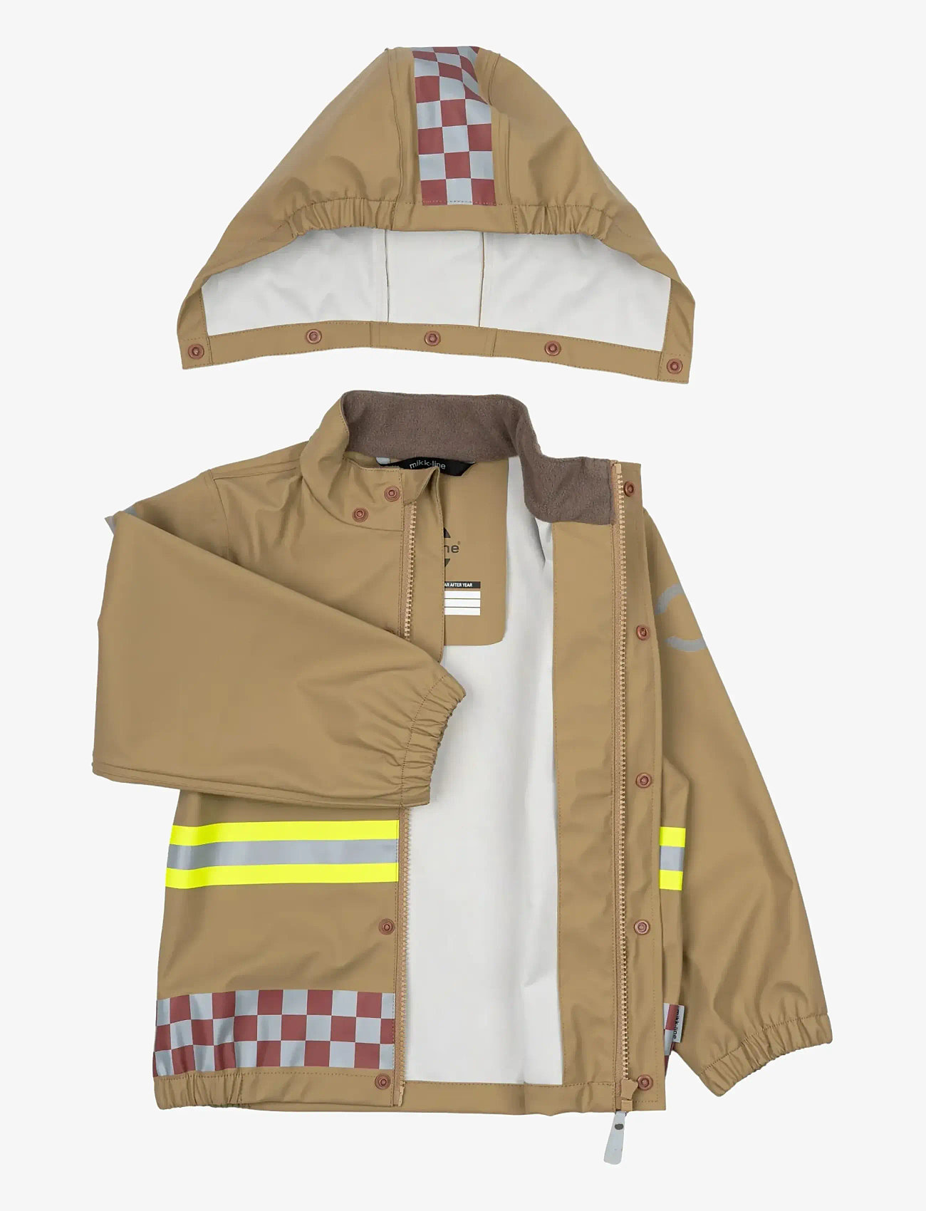 mikk-line - Rain Set Firefighter w/susp 104 - regnställ - kelp - 4