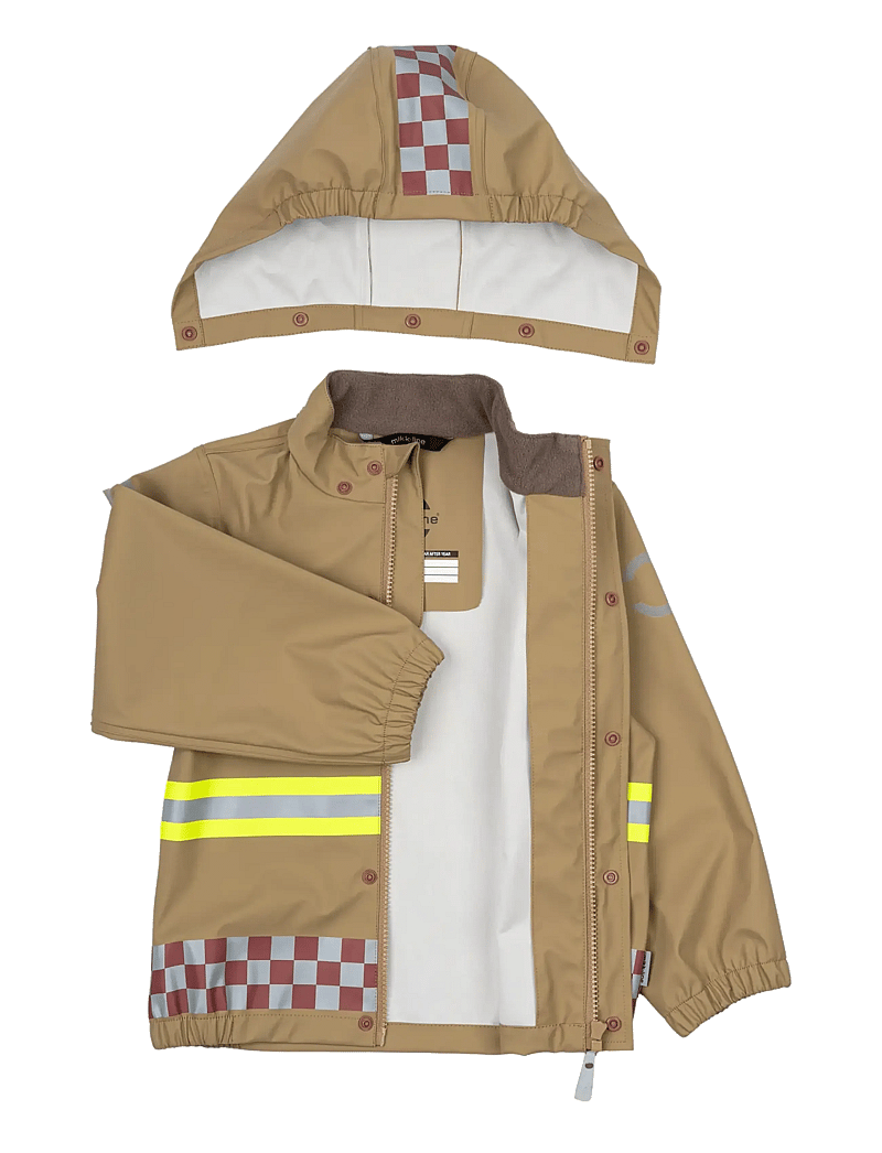 mikk-line - Rain Set Firefighter w/susp 104 - regnställ - kelp - 4