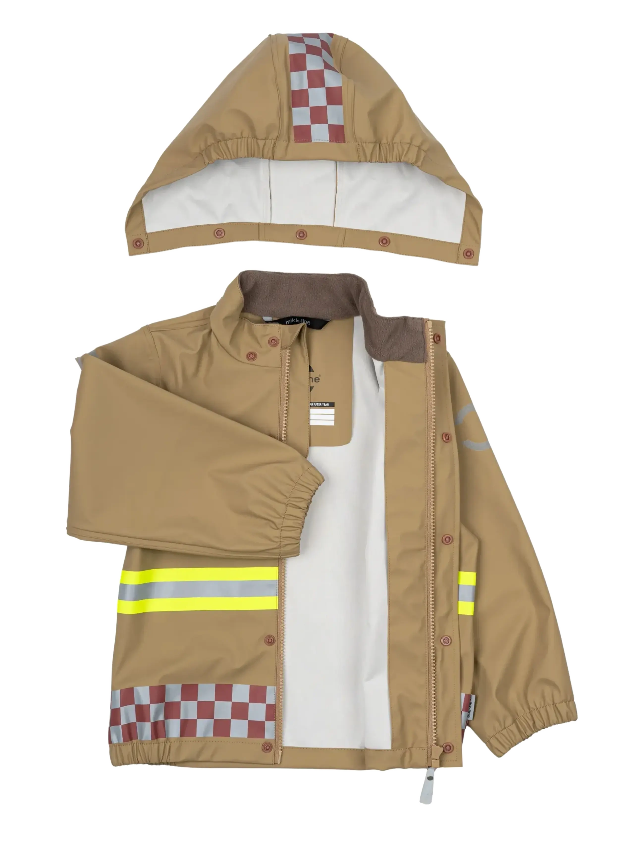 mikk-line - Rain Set Firefighter w/susp 104 - jacken & mäntel - kelp - 4