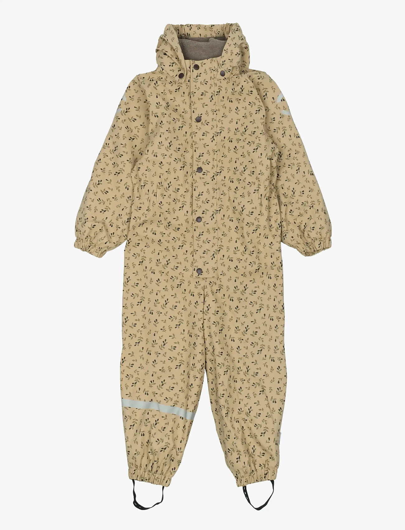 mikk-line - PU AOP Rain Suit with Fleece - jacken & mäntel - cornstalk - 0