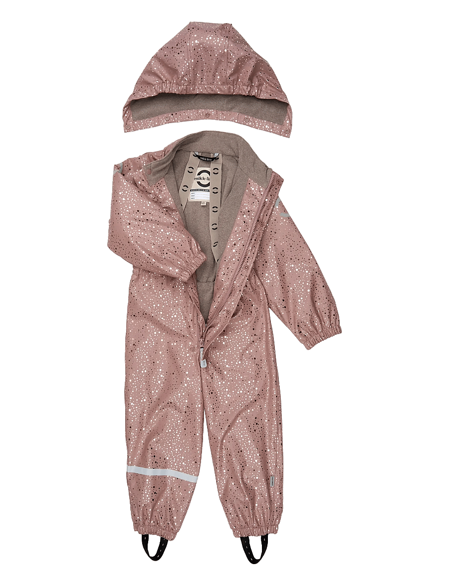 mikk-line - PU AOP Rain Suit with Fleece - regenschutzanzüge - foil dot aop - 2