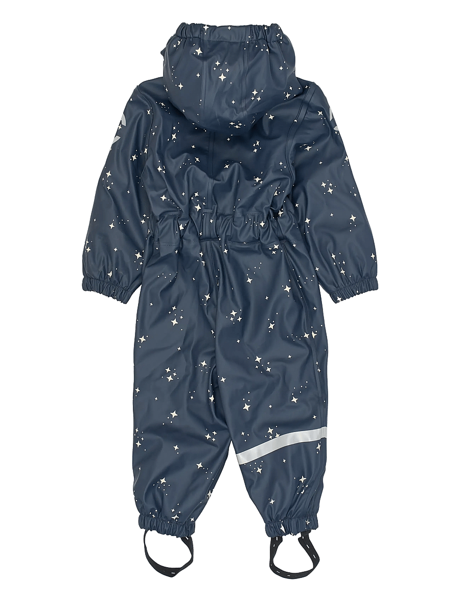 mikk-line - PU AOP Rain Suit with Fleece - regenschutzanzüge - star sky aop - 1