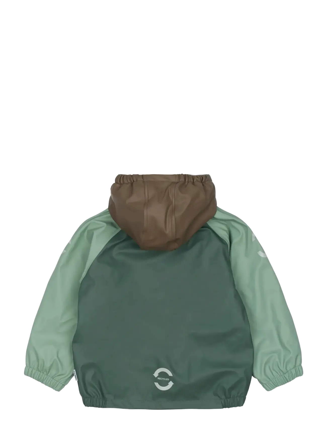 mikk-line - Pu Rain Set + Fleece/Susp. 104 - overtøj - balsam green - 3