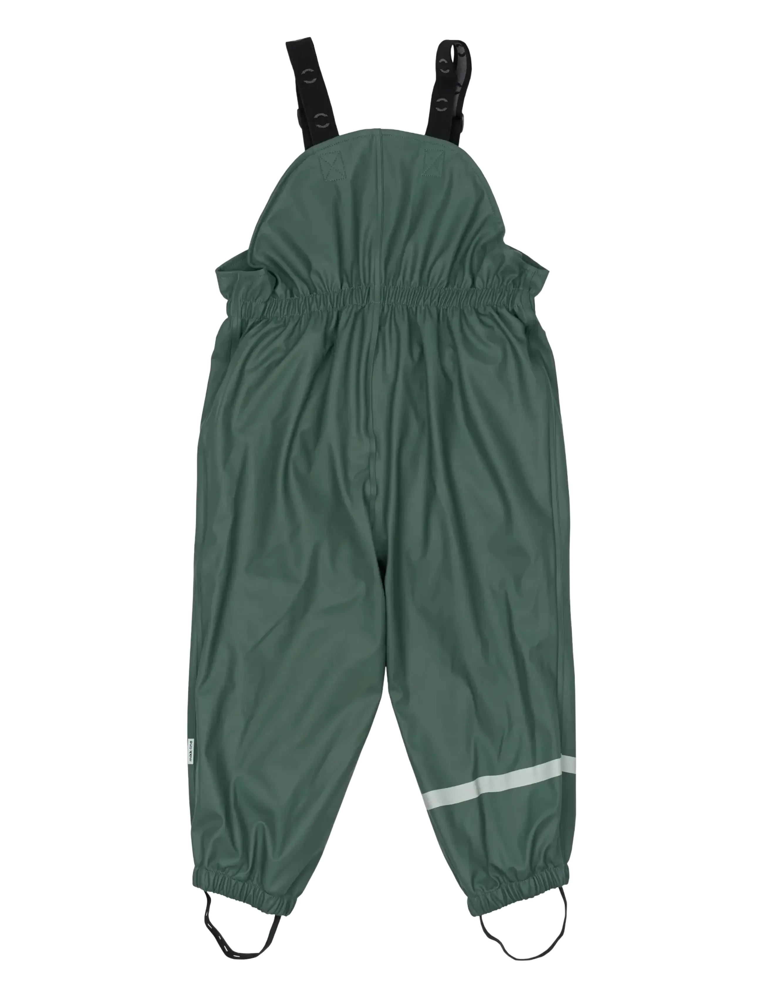 mikk-line - Pu Rain Set + Fleece/Susp. 104 - overtøj - balsam green - 5