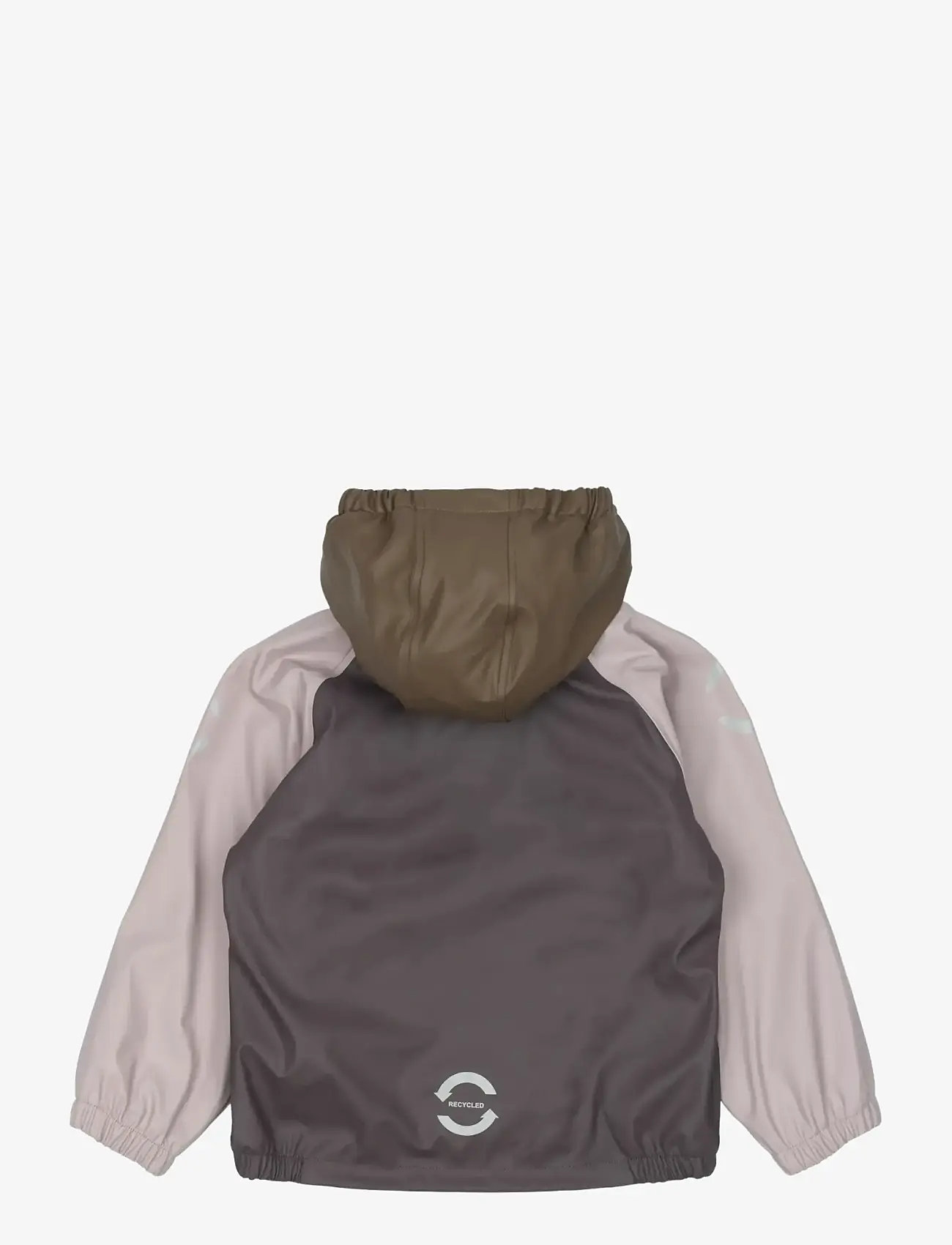 mikk-line - Pu Rain Set + Fleece/Susp. 104 - regnsæt - sparrow - 2