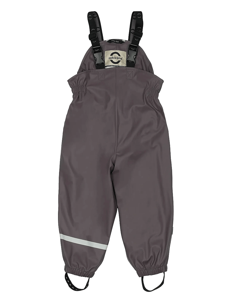 mikk-line - Pu Rain Set + Fleece/Susp. 104 - regnställ - sparrow - 3