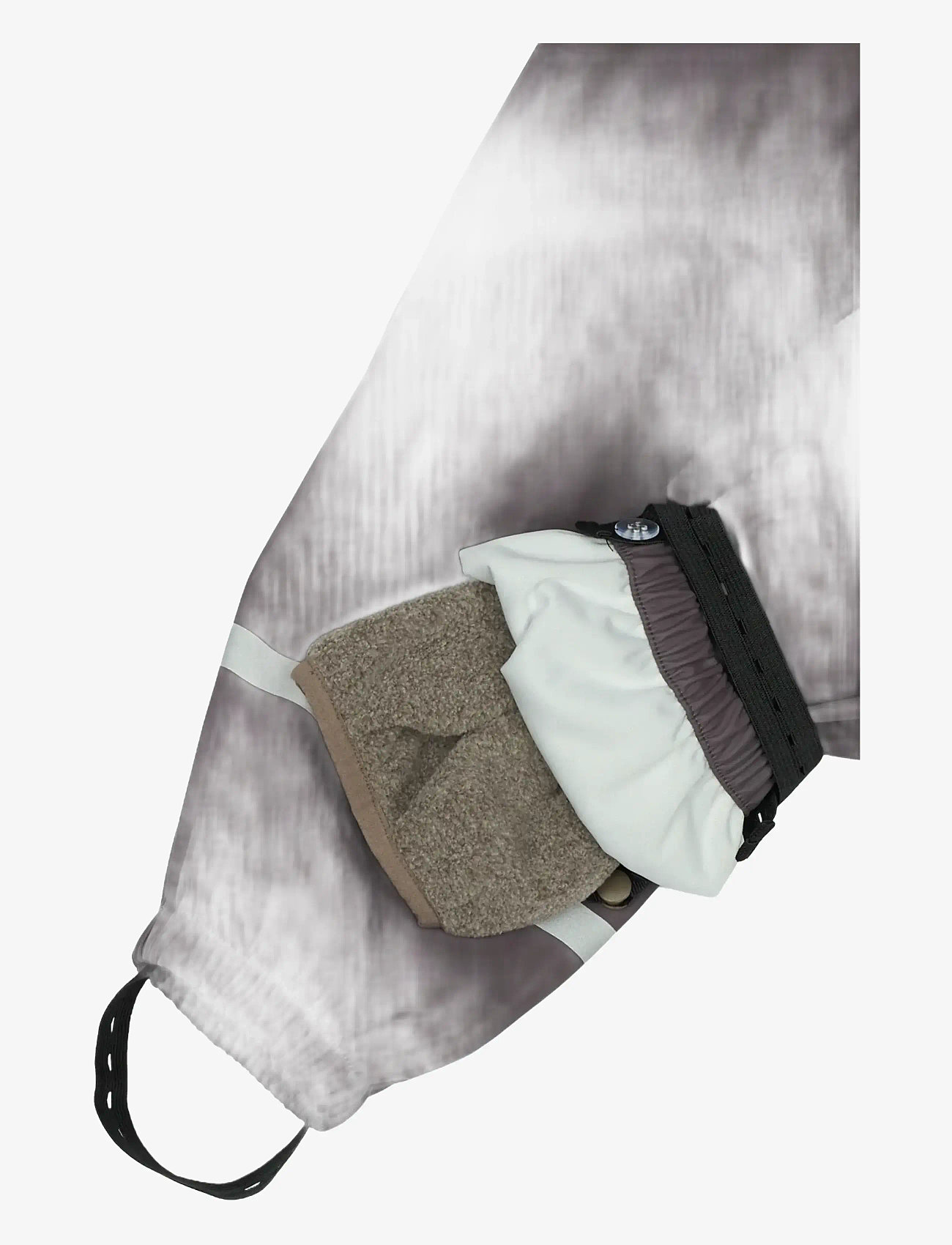 mikk-line - Pu Rain Set + Fleece/Susp. 104 - regnsæt - sparrow - 5