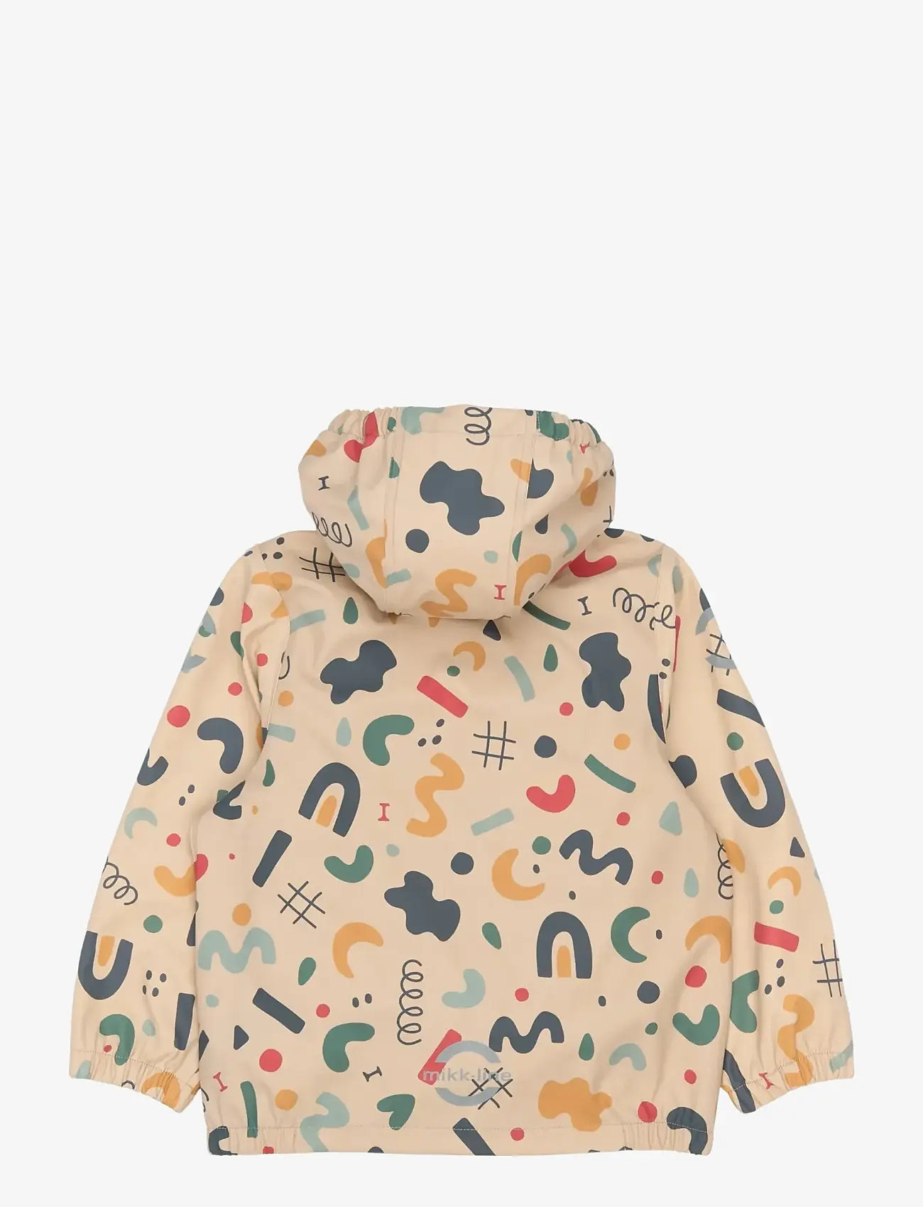 mikk-line - PU Rain Set AOP w. Susp/104 - regnställ - retro aop - 2