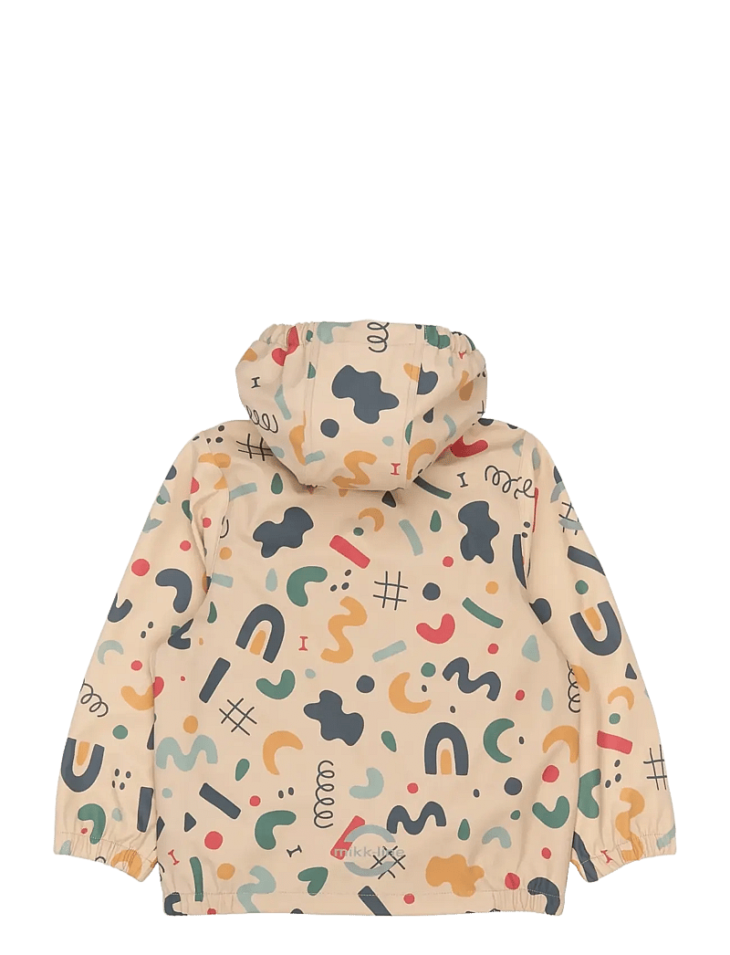 mikk-line - PU Rain Set AOP w. Susp/104 - regnställ - retro aop - 2