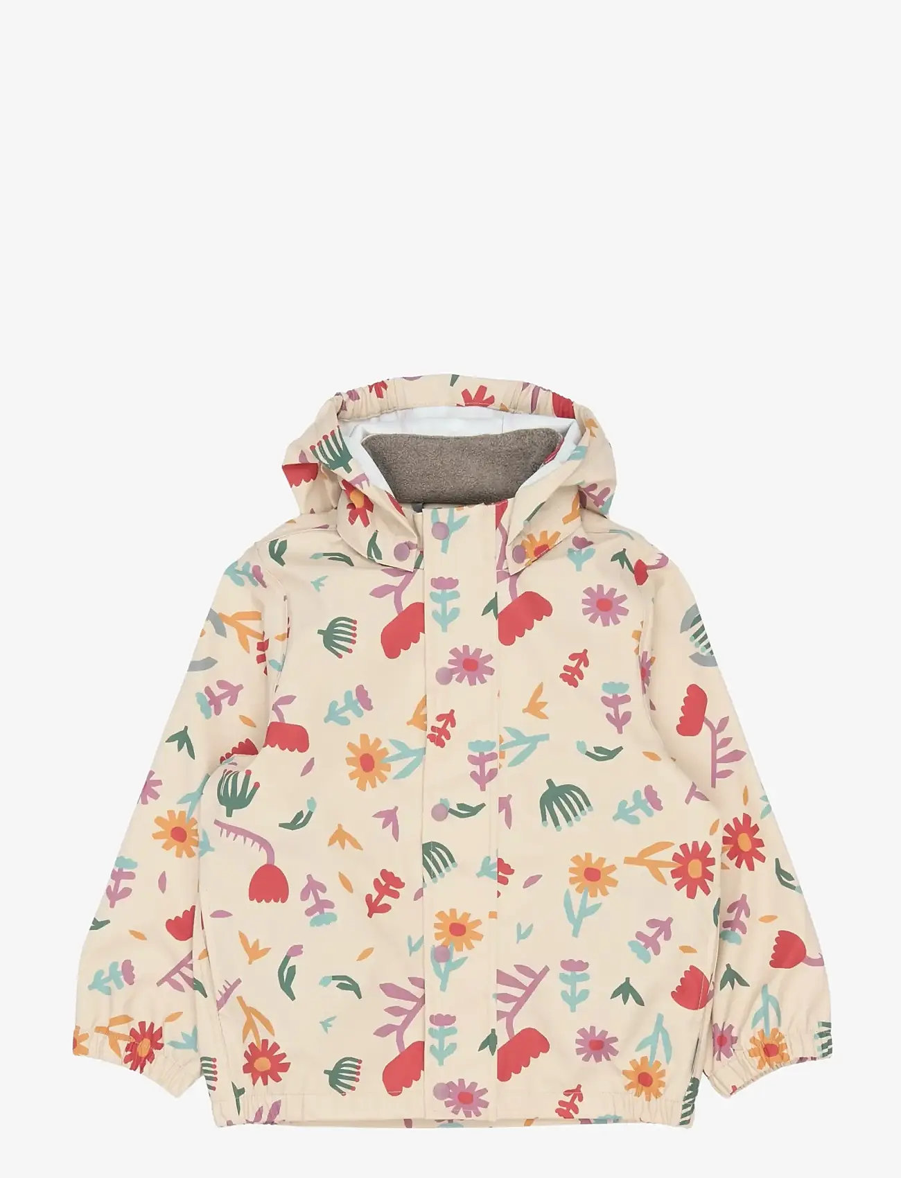 mikk-line - PU Rain Set AOP w. Susp/104 - regnsæt - retro flower aop - 2