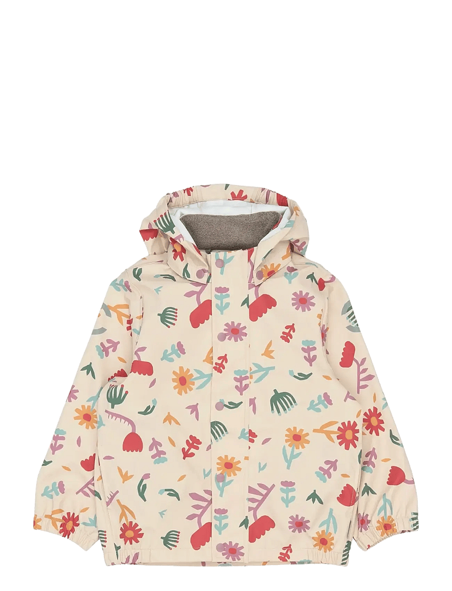 mikk-line - PU Rain Set AOP w. Susp/104 - regnsæt - retro flower aop - 2