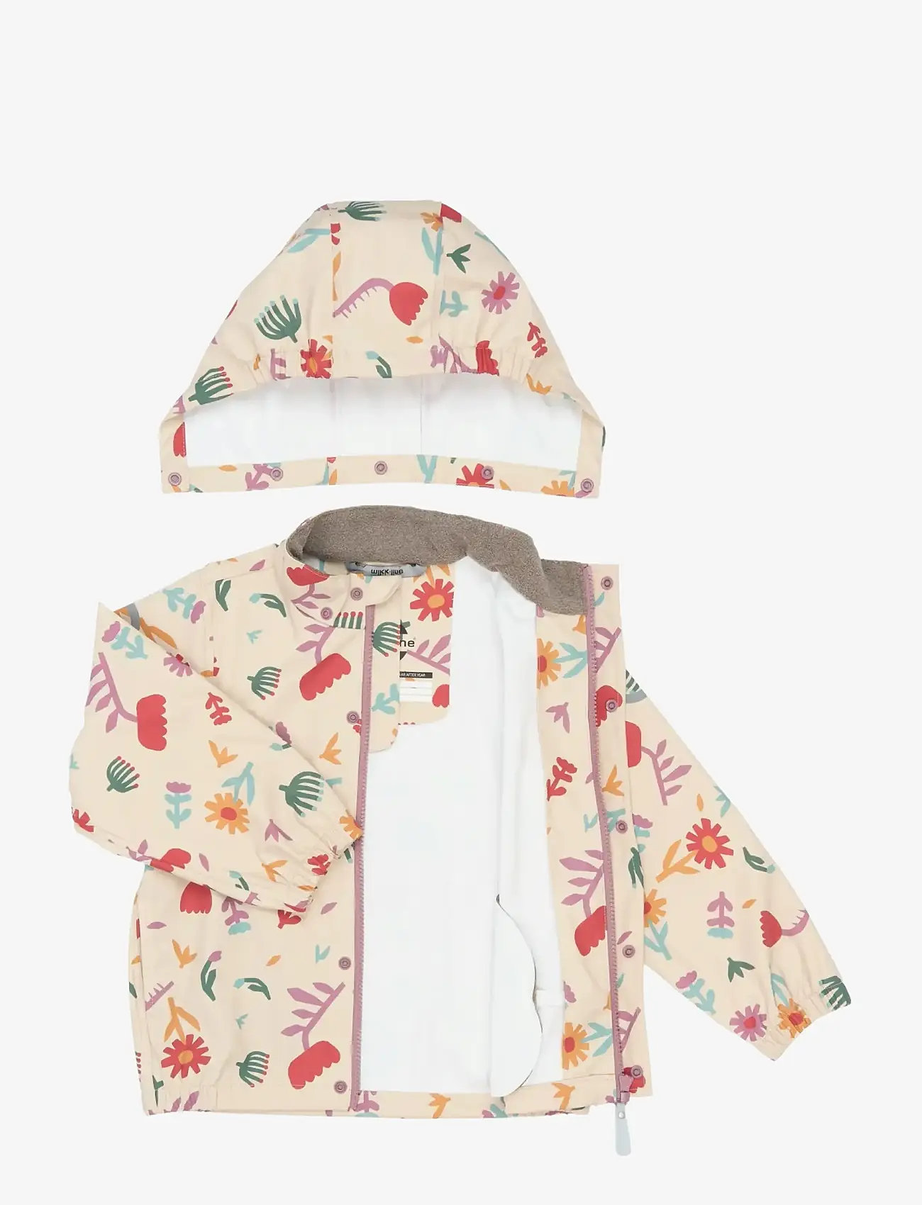 mikk-line - PU Rain Set AOP w. Susp/104 - regnsæt - retro flower aop - 4