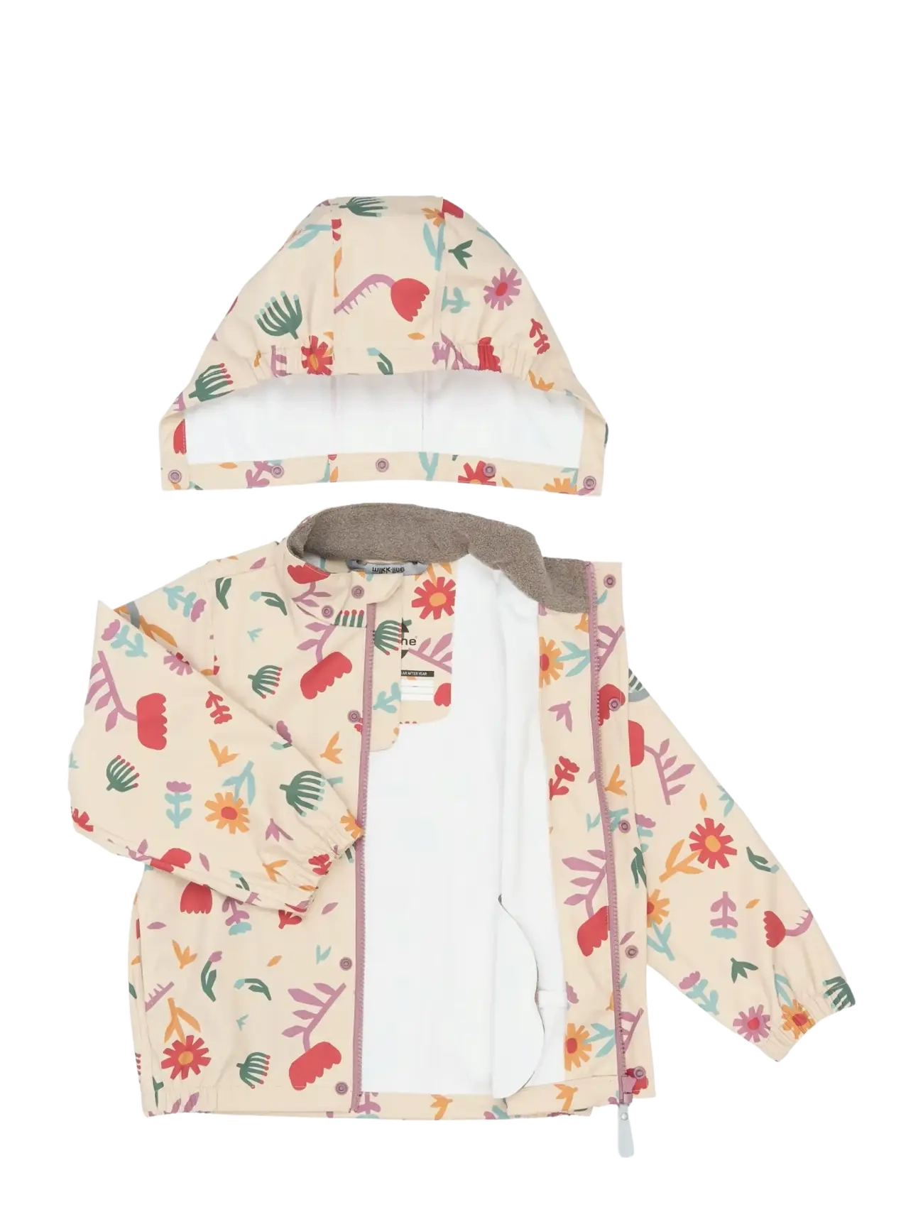 mikk-line - PU Rain Set AOP w. Susp/104 - regnsæt - retro flower aop - 4