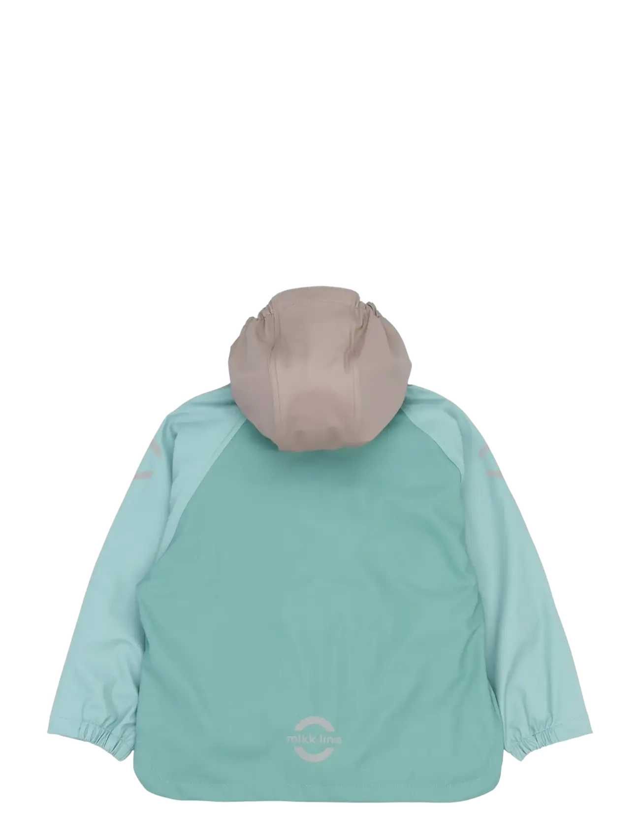 mikk-line - PU Rain Set Block w Susp 104 - regnsett - cinder - 2