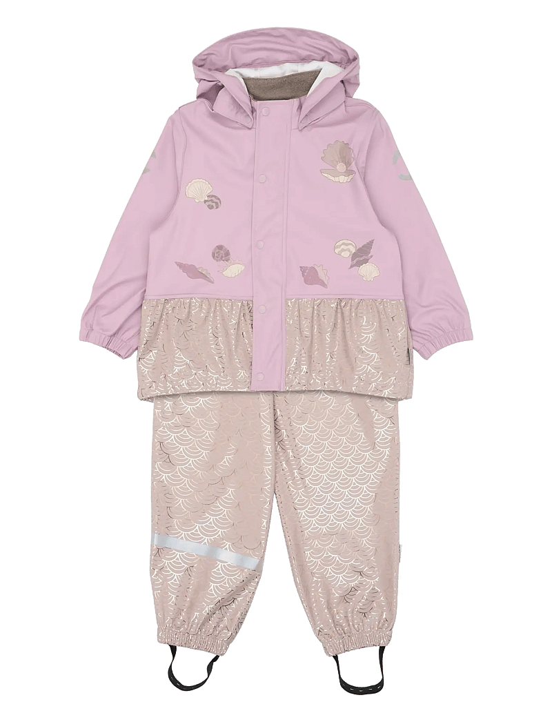 mikk-line - Rain Set Mermaid w. susp 104 - regnställ - mermaid - 0