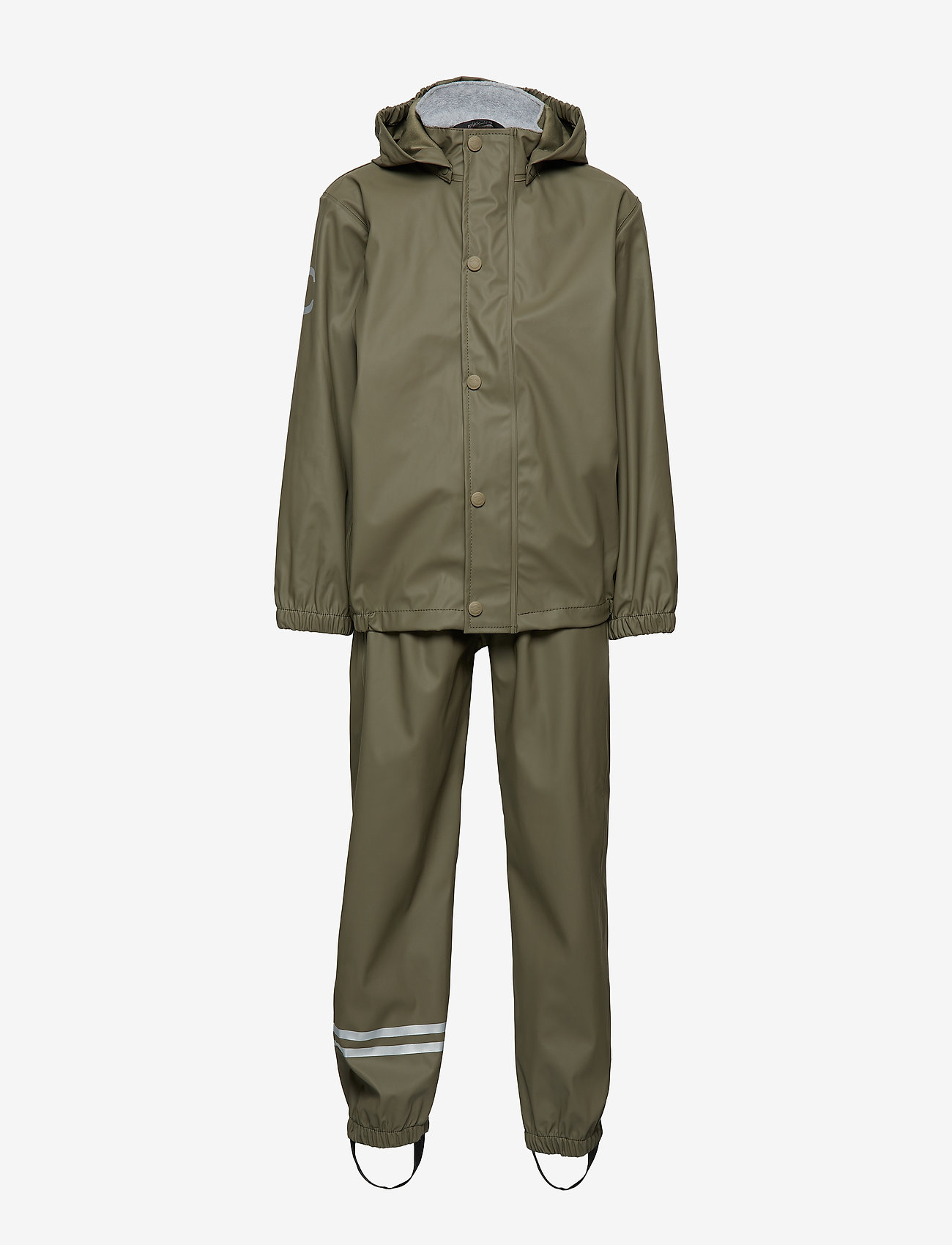 Mikk-Line - PU RAIN Set w. Susp/98 - 364 dusty olive - 1
