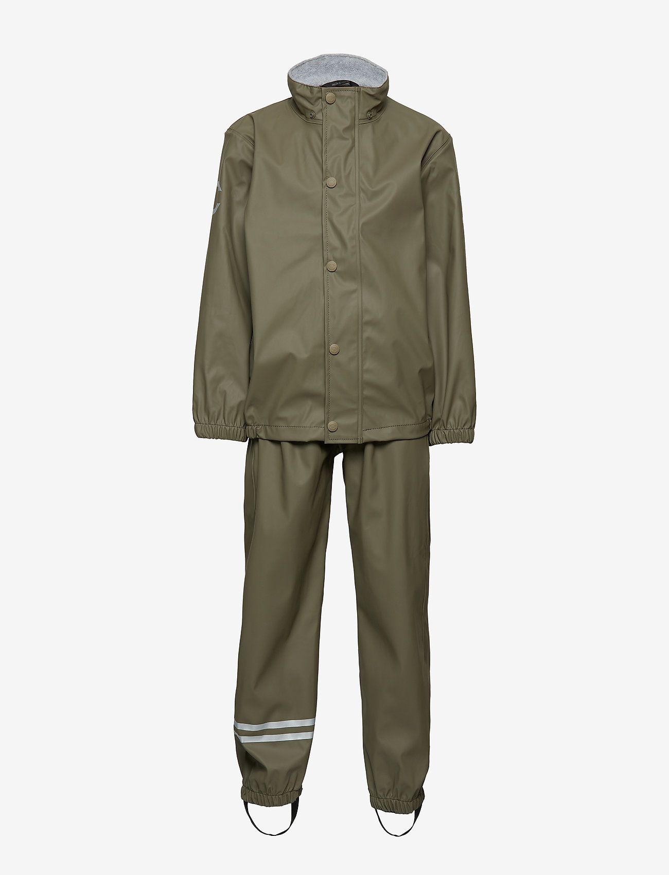 Mikk-Line - PU RAIN Set w. Susp/98 - 364 dusty olive - 2