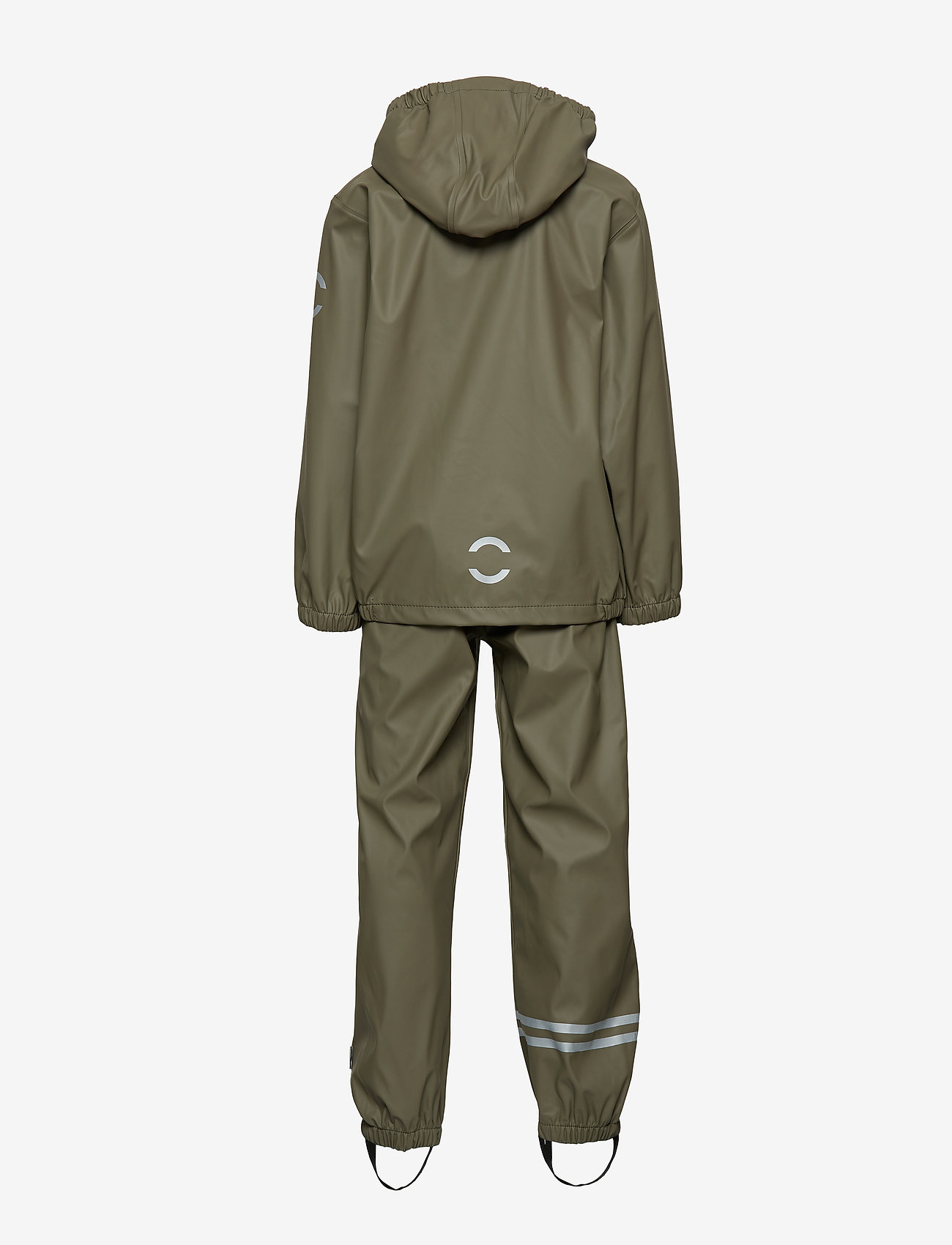Mikk-Line - PU RAIN Set w. Susp/98 - 364 dusty olive - 3