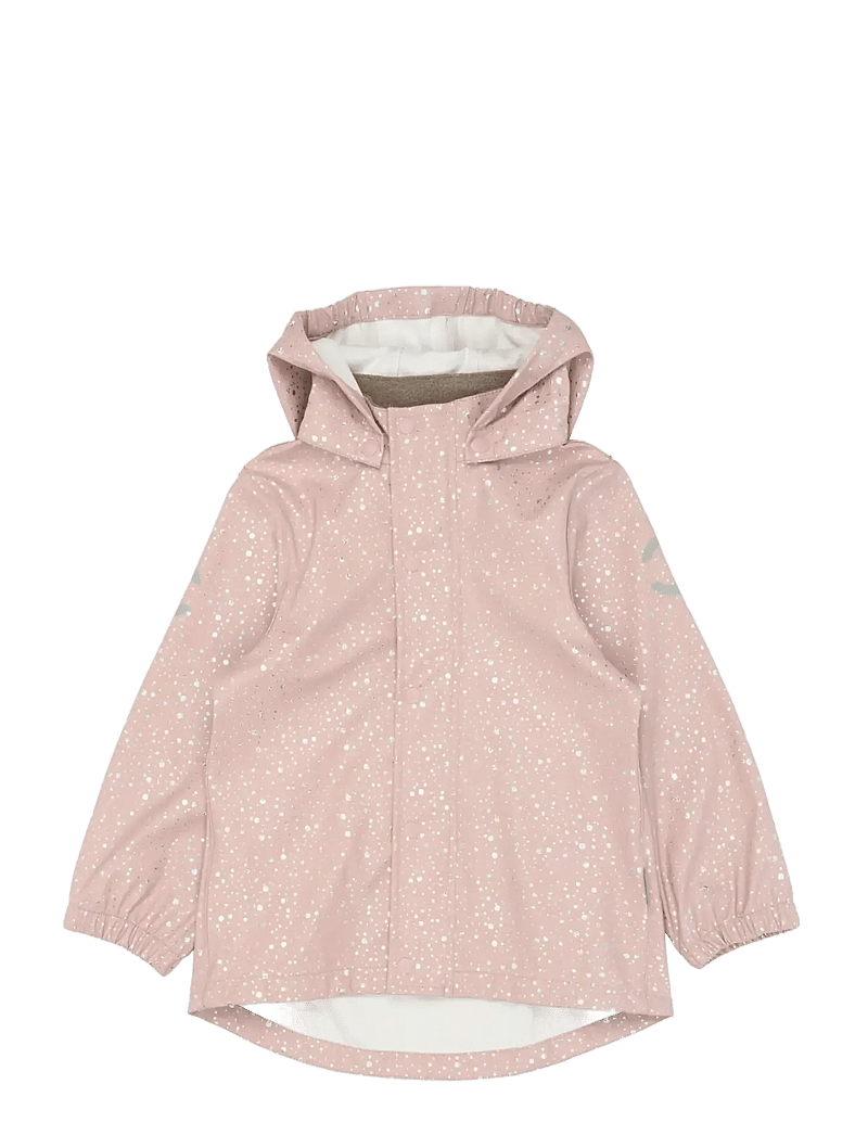 mikk-line - PU Glitter Rain Set w. Susp/104 - vihmakomplektid - adobe rose - 2