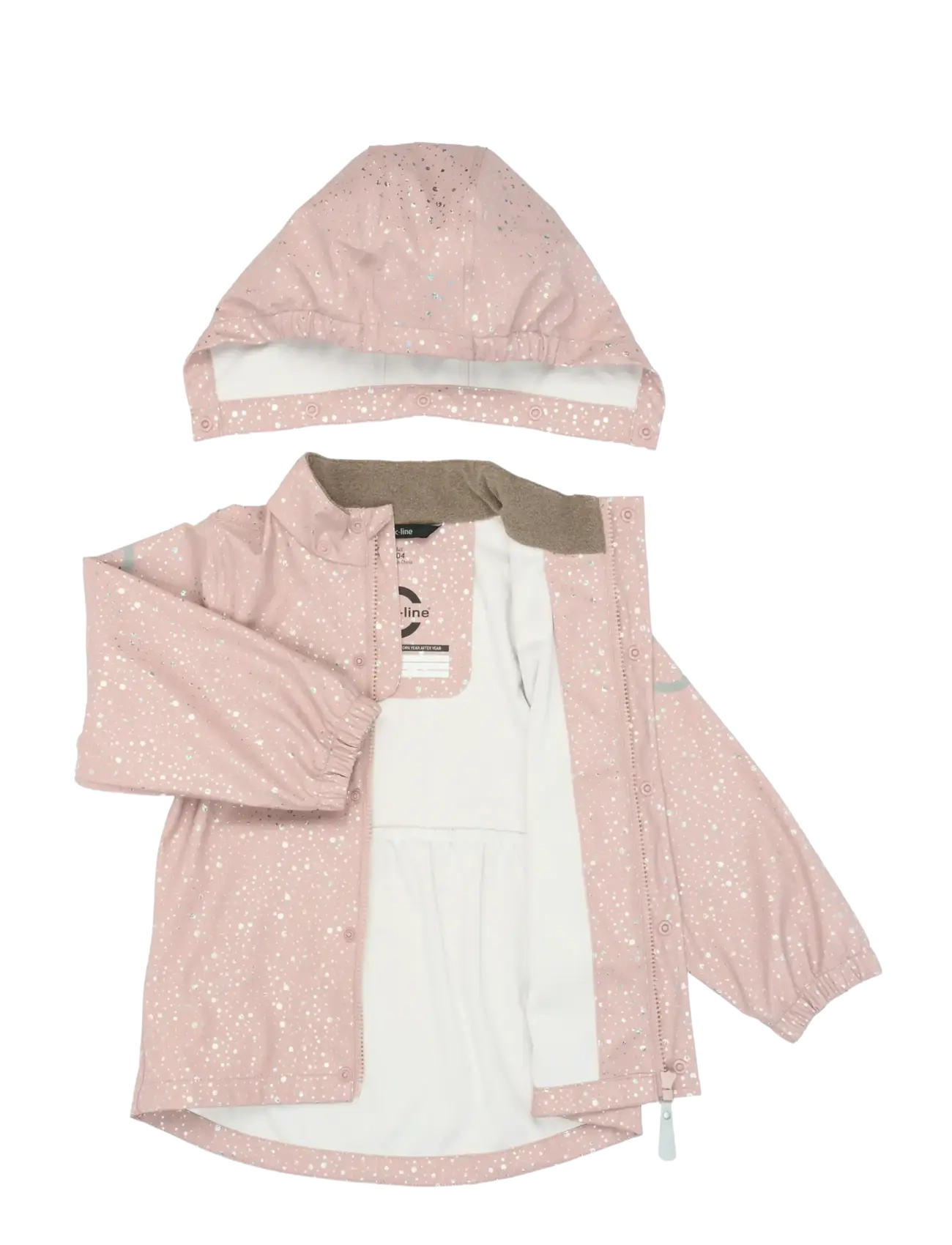 mikk-line - PU Glitter Rain Set w. Susp/104 - sadeasut - adobe rose - 4