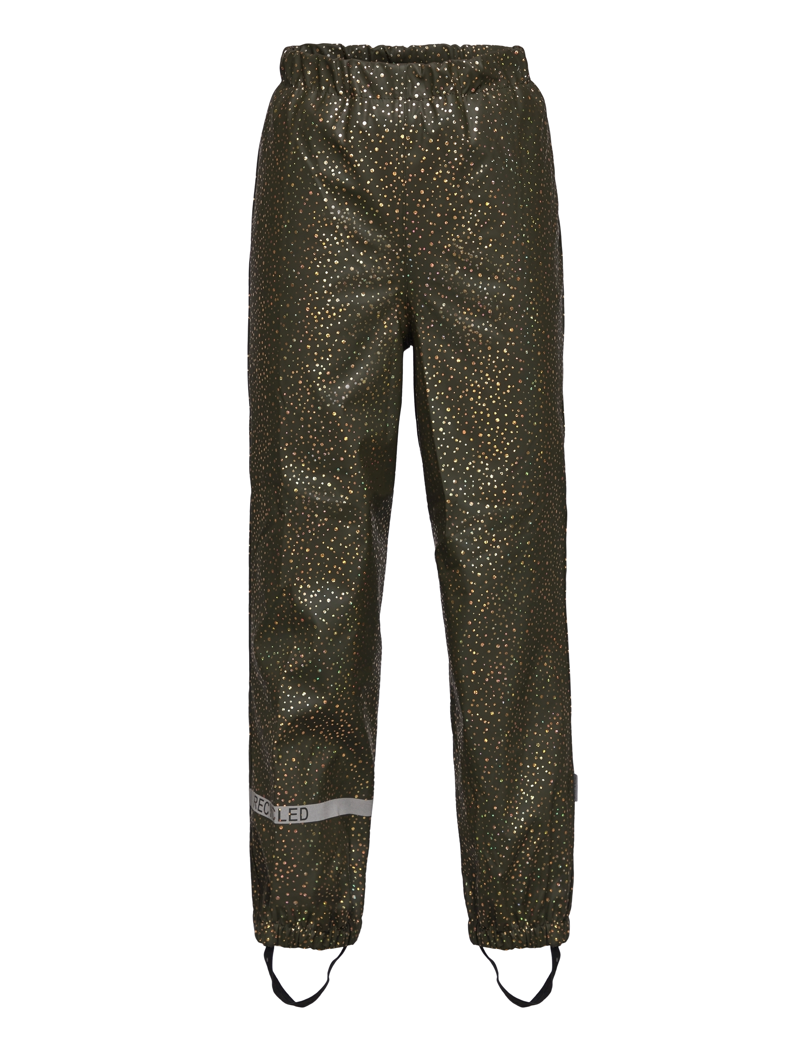mikk-line - PU Glitter Rain Set Rec w. Susp/104 - forest green - 2