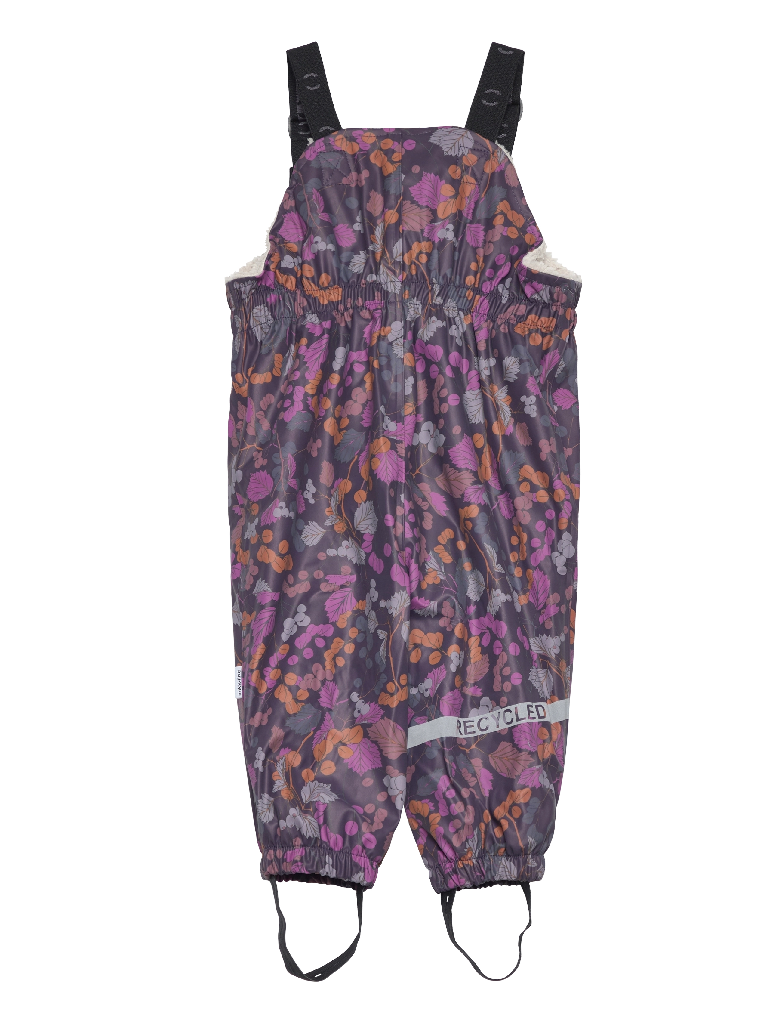 mikk-line - PU AOP Rain Set Teddy w. Susp104 - overtøj - nightshade - 4