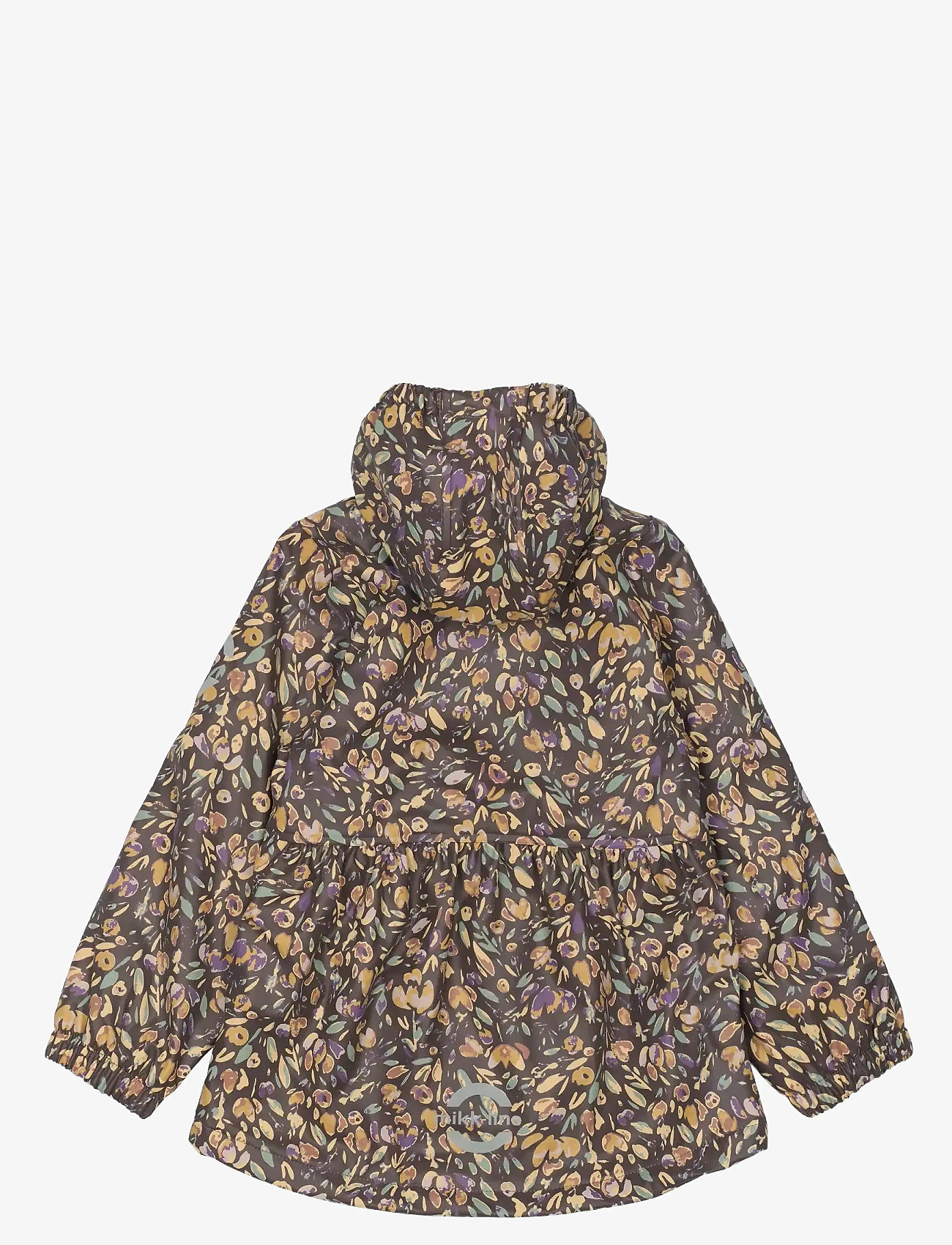 mikk-line - PU AOP Rain Set Teddy w. Susp104 - regenkleding met voering - raisin - 2