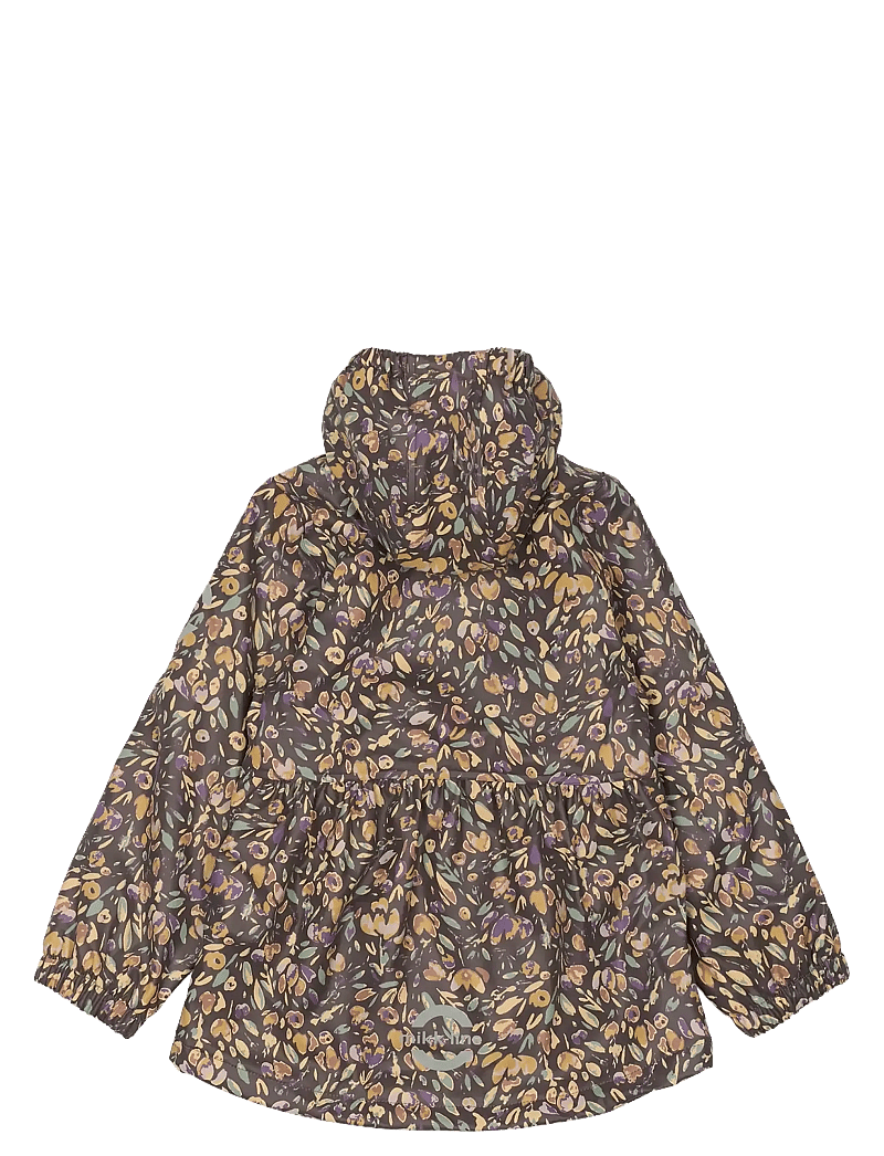 mikk-line - PU AOP Rain Set Teddy w. Susp104 - regenkleding met voering - raisin - 2