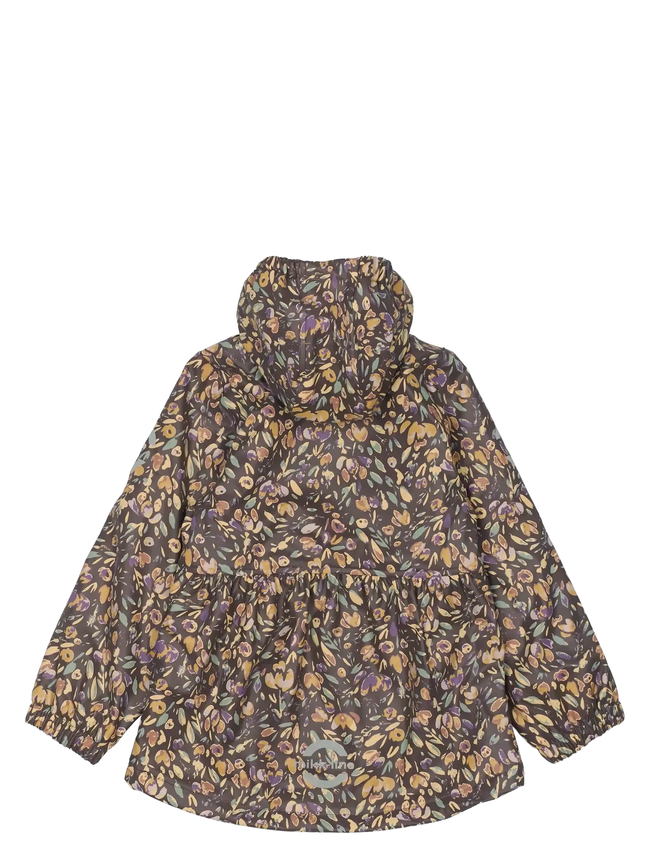 mikk-line - PU AOP Rain Set Teddy w. Susp104 - lietus apģērbs ar oderējumu - raisin - 2