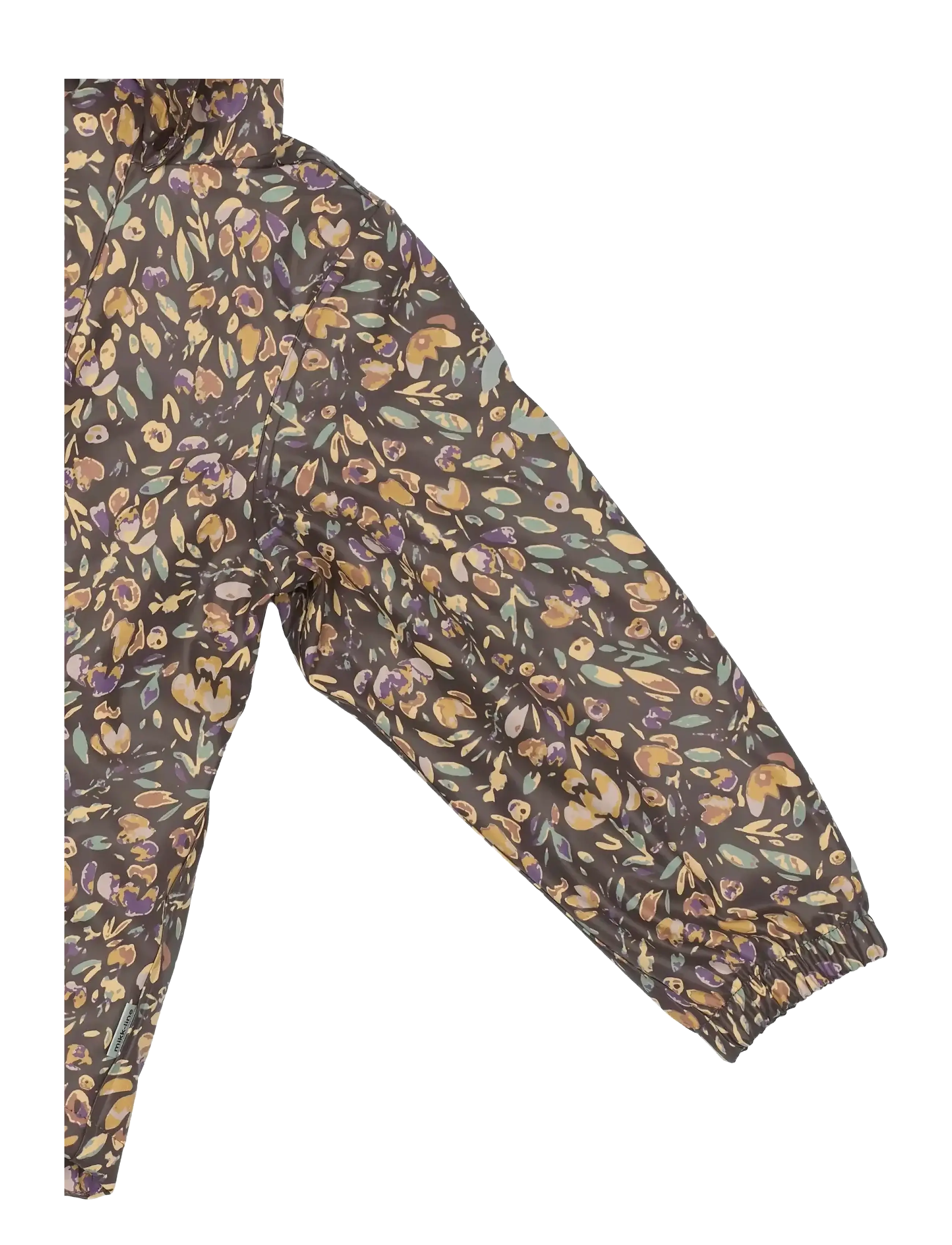 mikk-line - PU AOP Rain Set Teddy w. Susp104 - lietus apģērbs ar oderējumu - raisin - 5