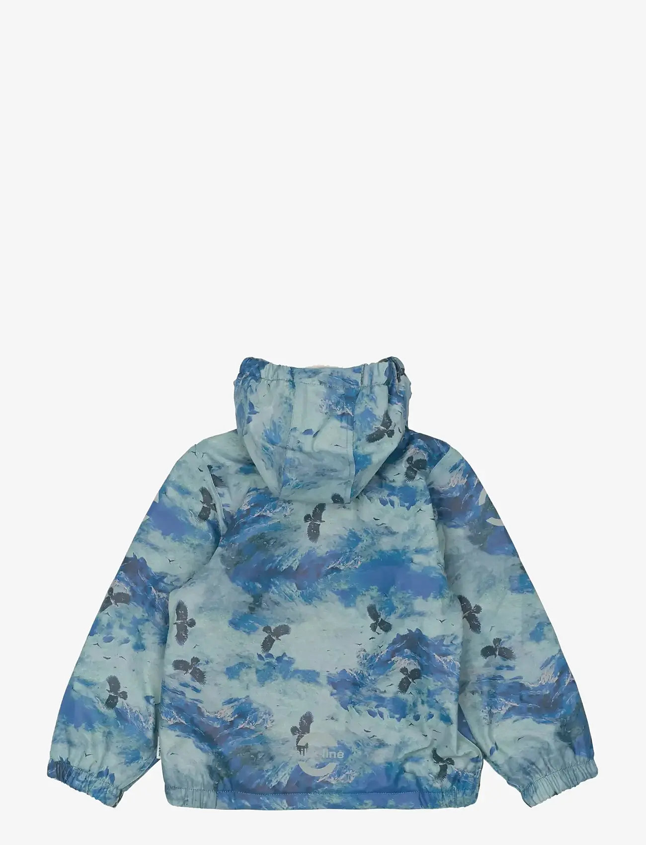 mikk-line - PU AOP Rain Set Teddy Rec w. Susp10 - fodrade regnkläder - blue nights - 4