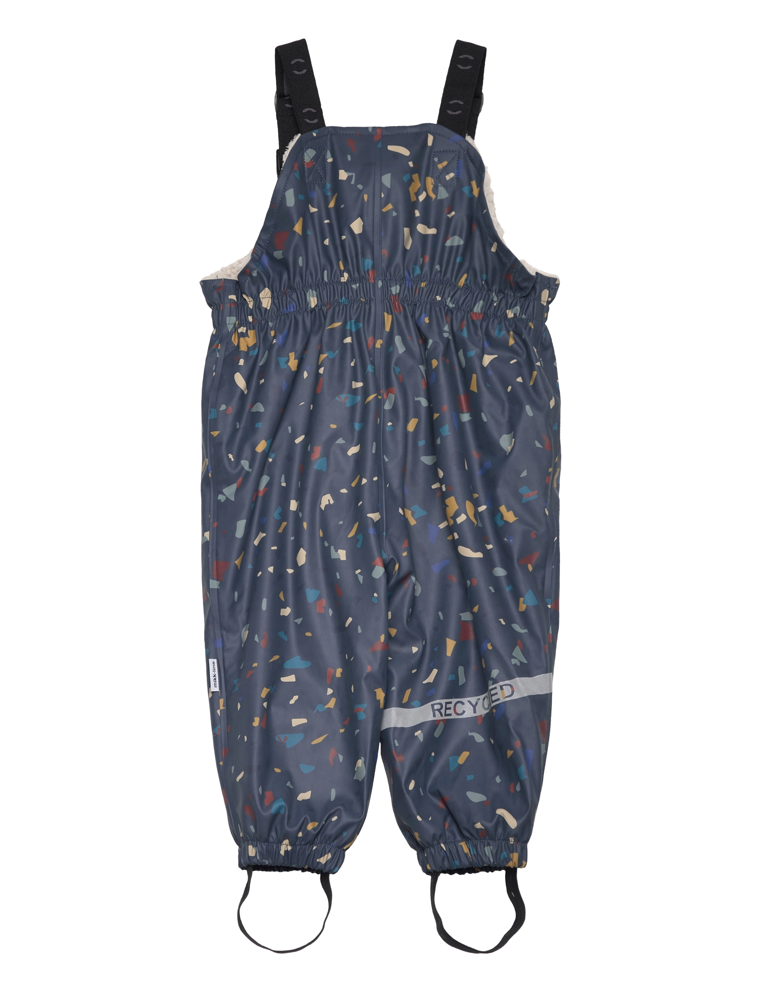 mikk-line - PU AOP Rain Set Teddy w. Susp104 - overtøj - orion blue - 3