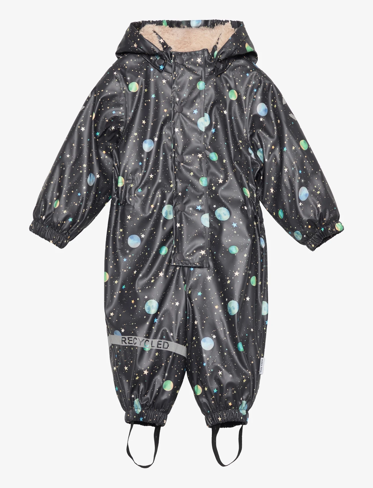 mikk-line - PU AOP Rain Suit Teddy Rec - lietus valkā kombinezoni - dark navy - 0