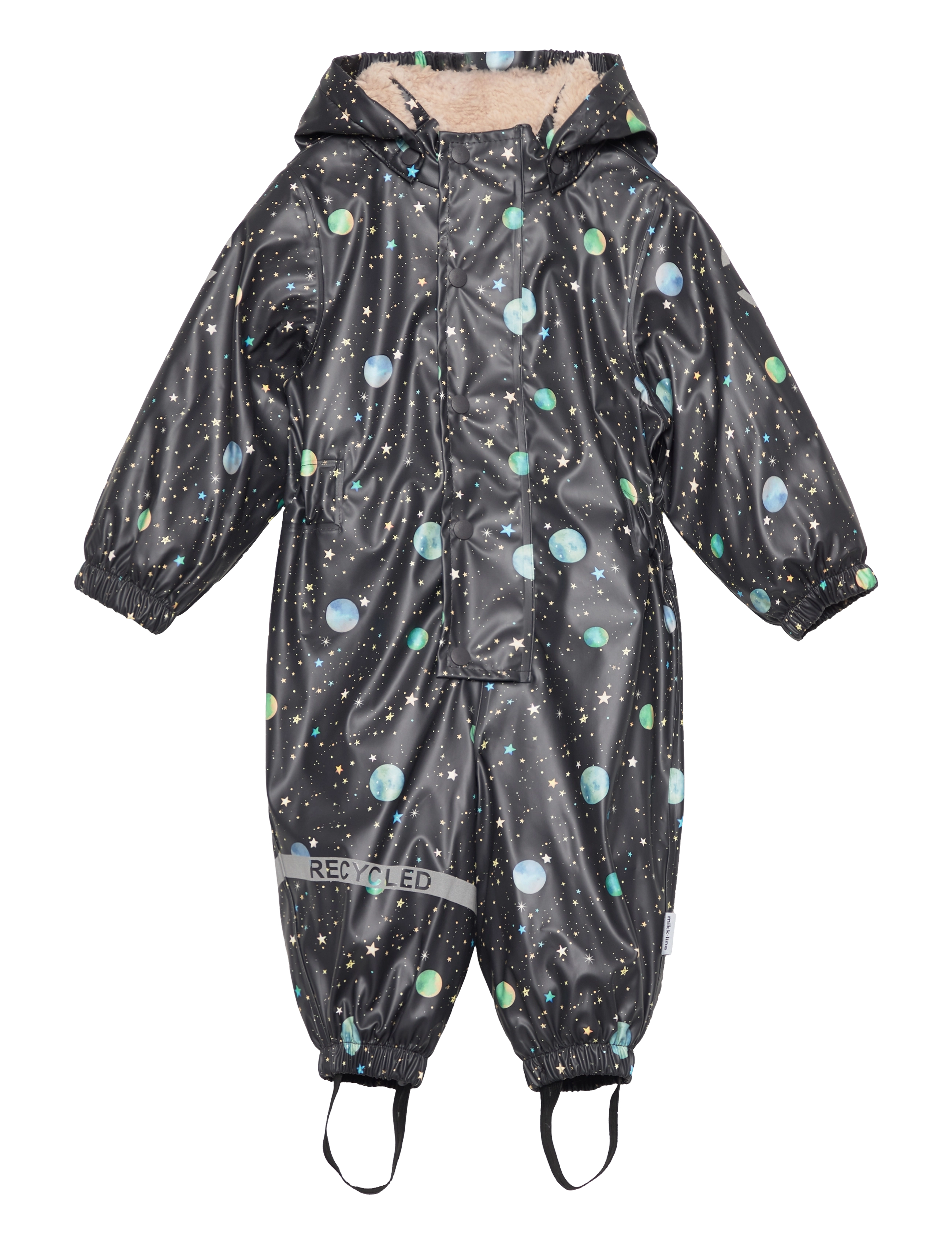 mikk-line PU AOP Rain Suit Teddy Rec - Regndragter - DARK NAVY / navy