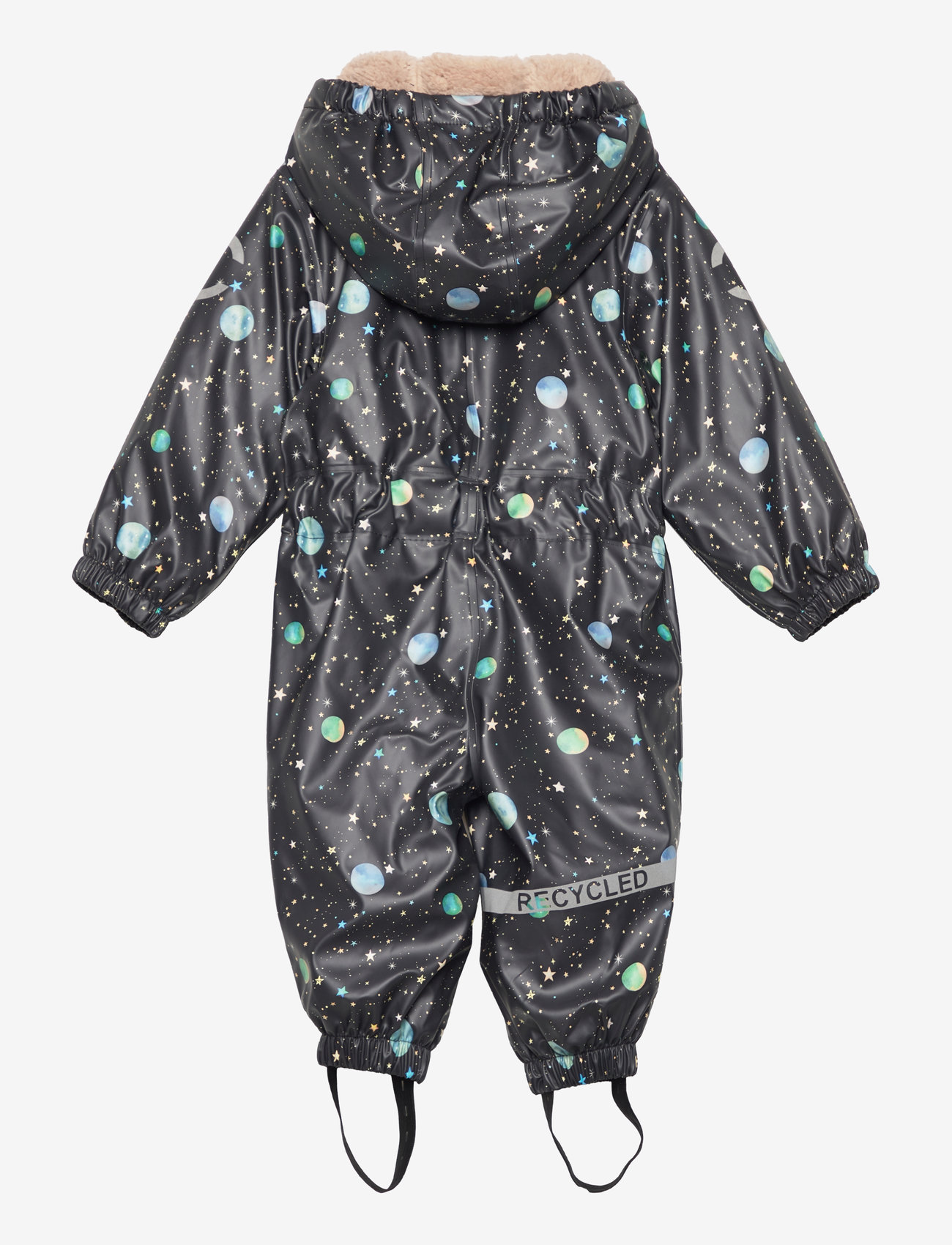 mikk-line - PU AOP Rain Suit Teddy Rec - overtøj - dark navy - 1