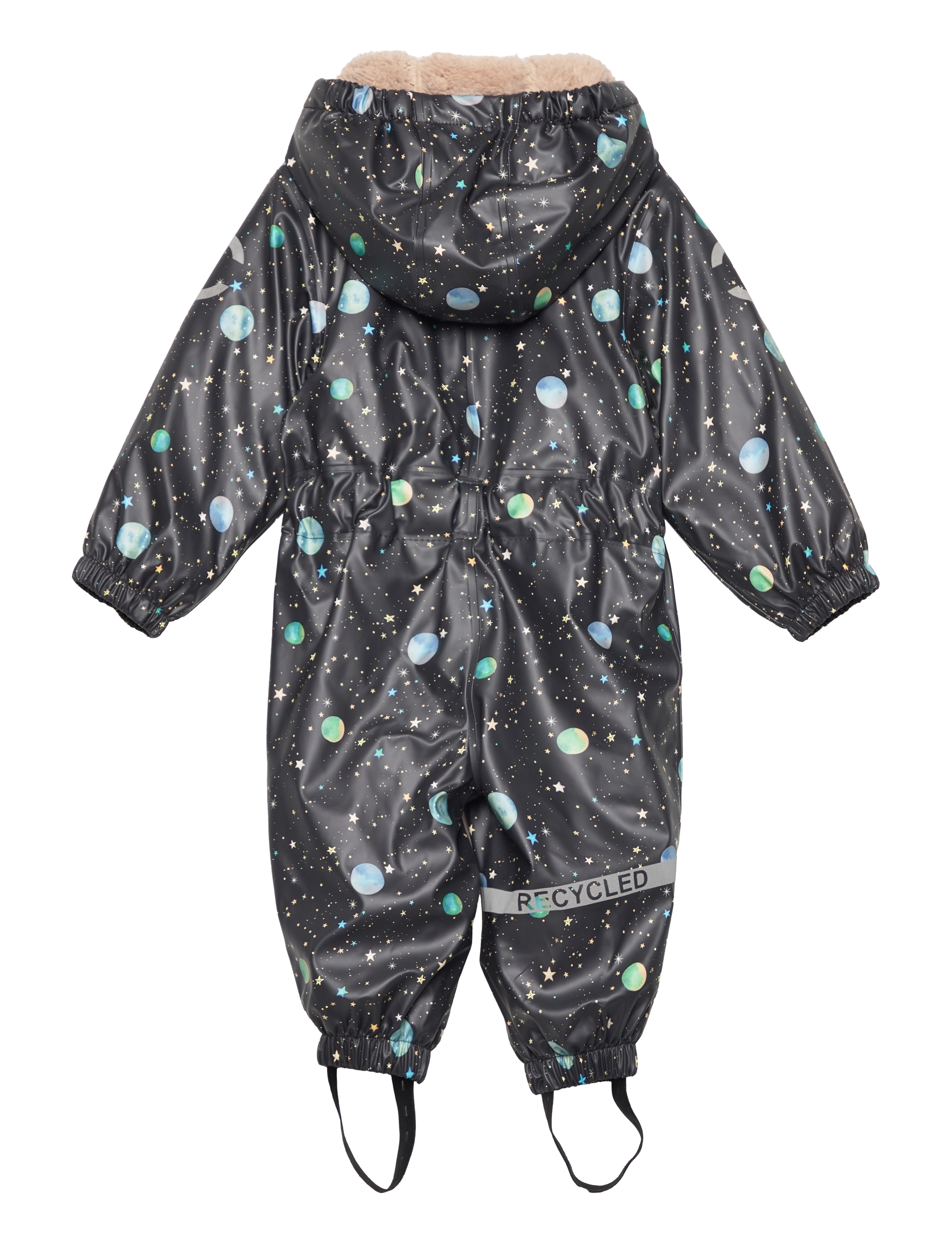 mikk-line - PU AOP Rain Suit Teddy Rec - overtøj - dark navy - 1