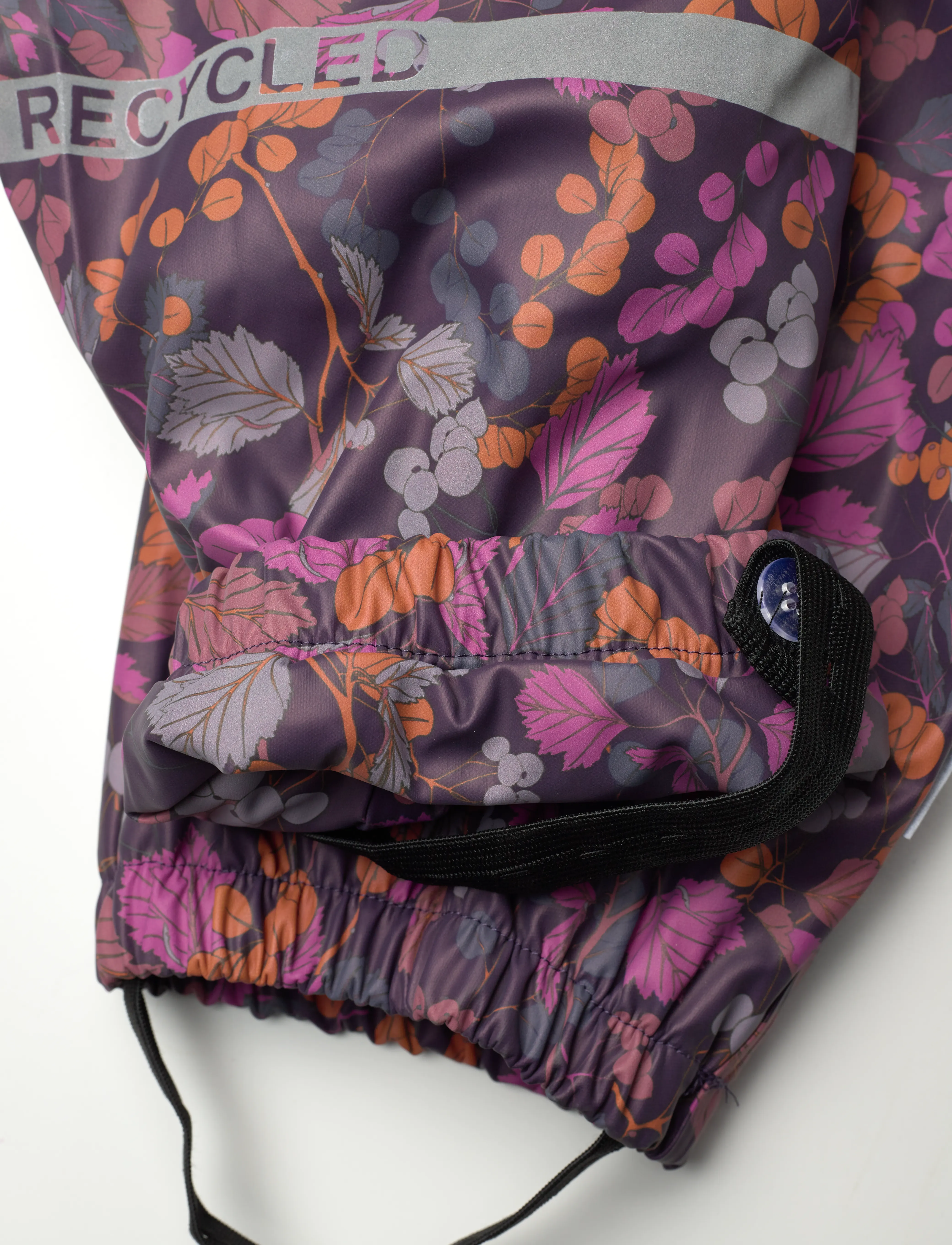 mikk-line - PU AOP Rain Suit Teddy Rec - overtøj - nightshade - 4