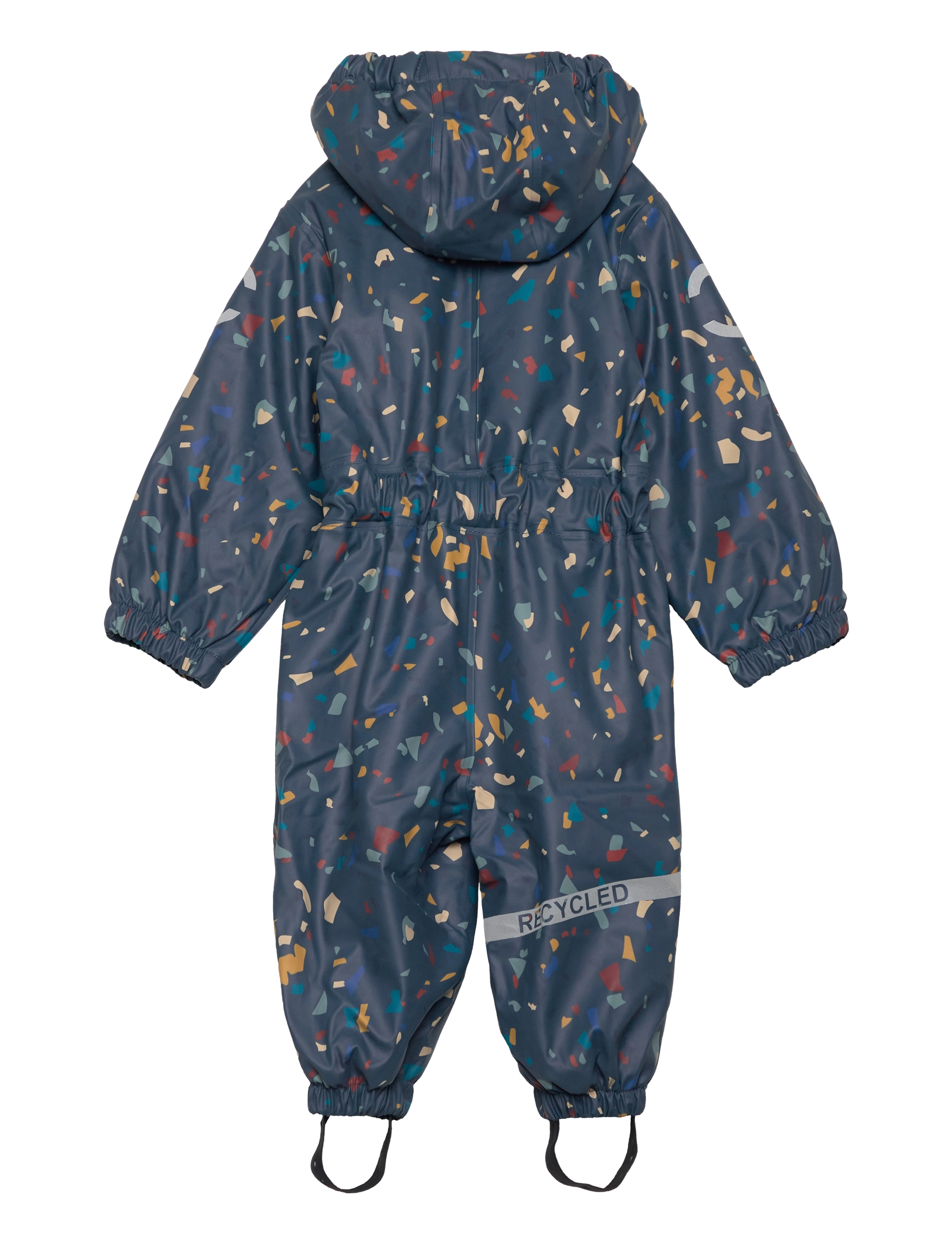 mikk-line - PU AOP Rain Suit Teddy Rec - overtøj - orion blue - 1