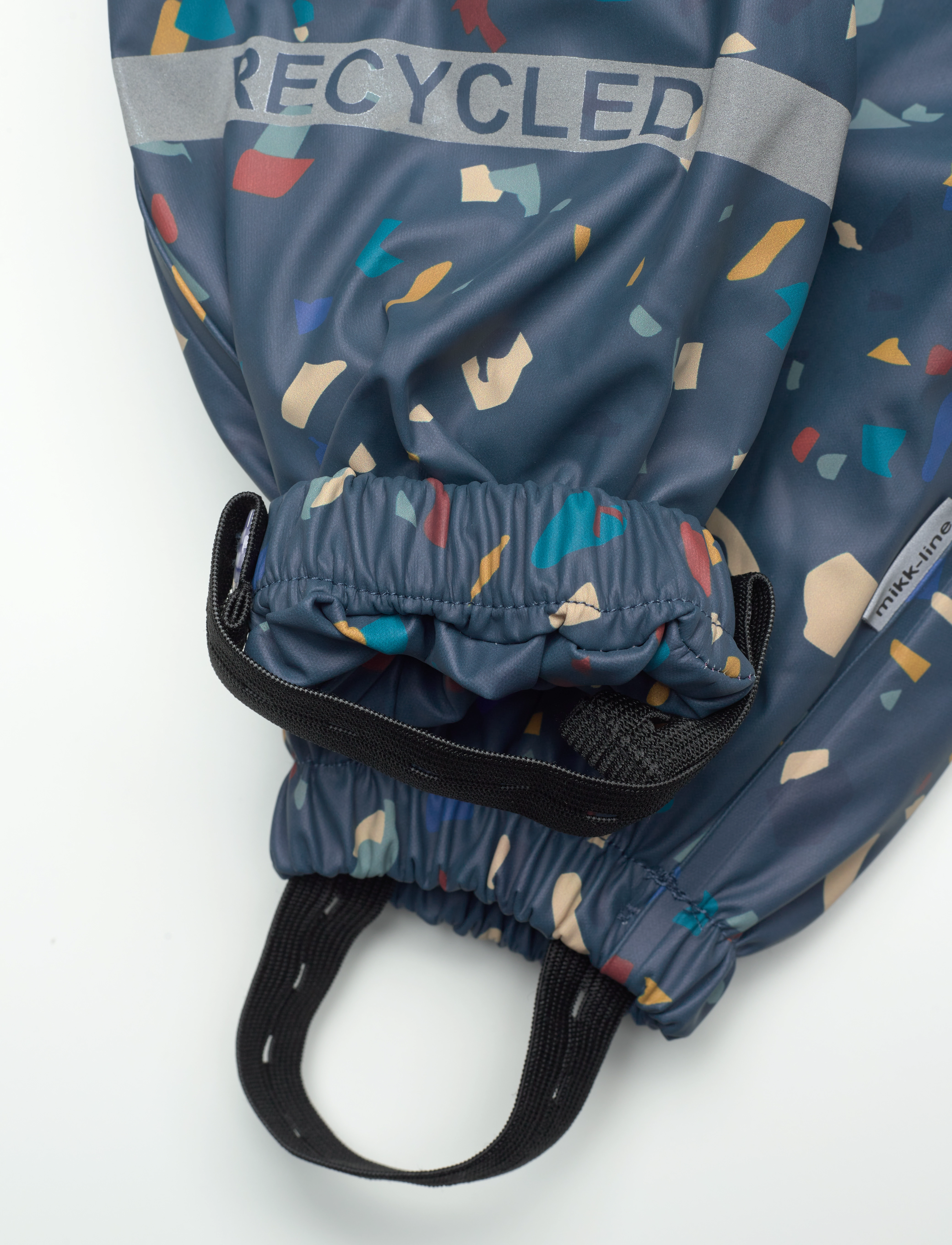 mikk-line - PU AOP Rain Suit Teddy Rec - overtøj - orion blue - 3