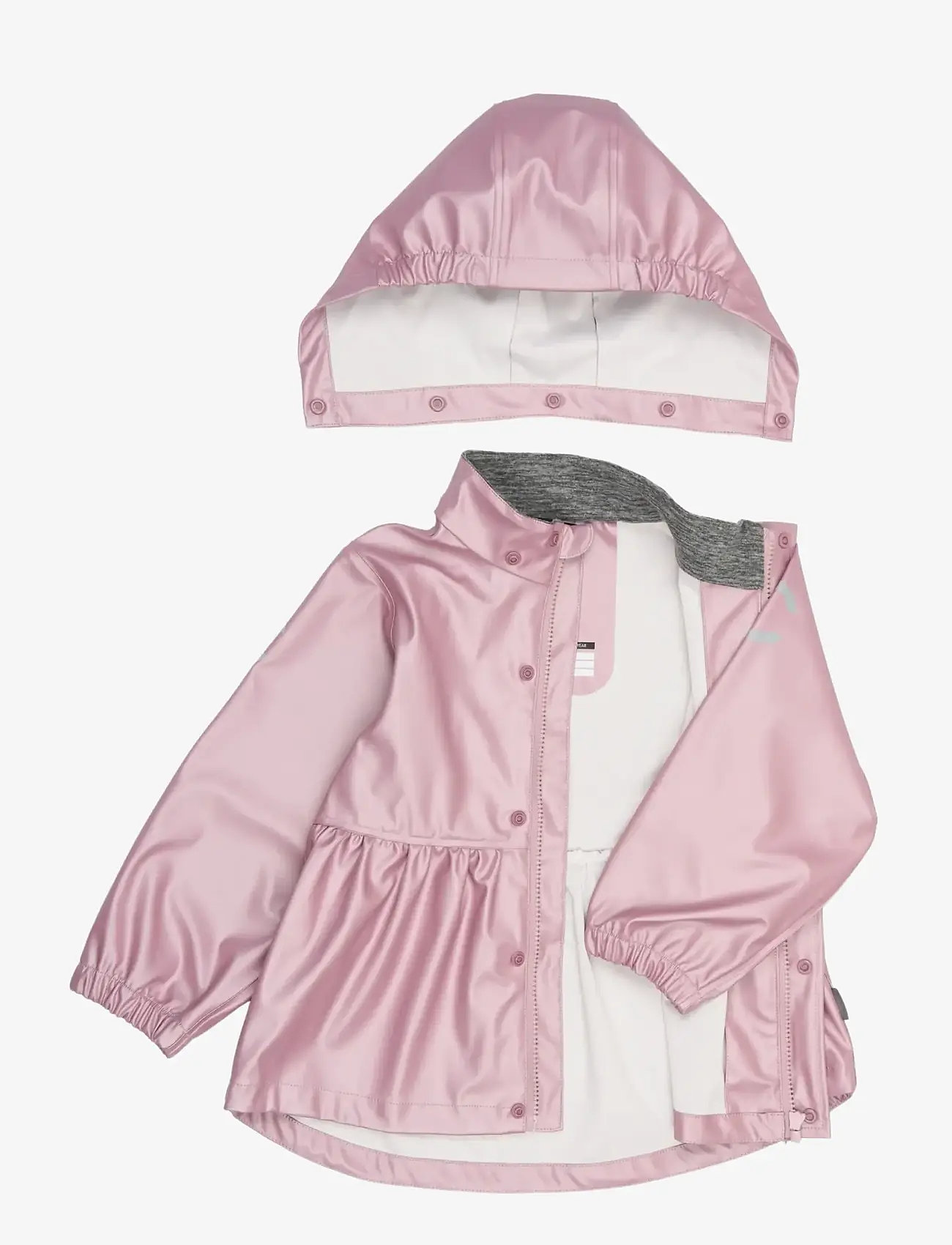 mikk-line - PU Metallic Rain w. susp/104 - regnsæt - mauve shadows - 3
