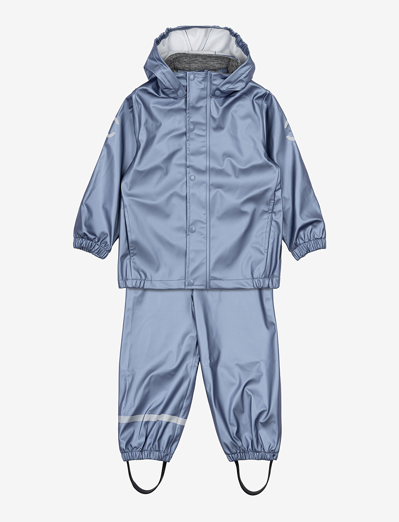 mikk-line - PU Metallic Rain - vintage indigo - 1