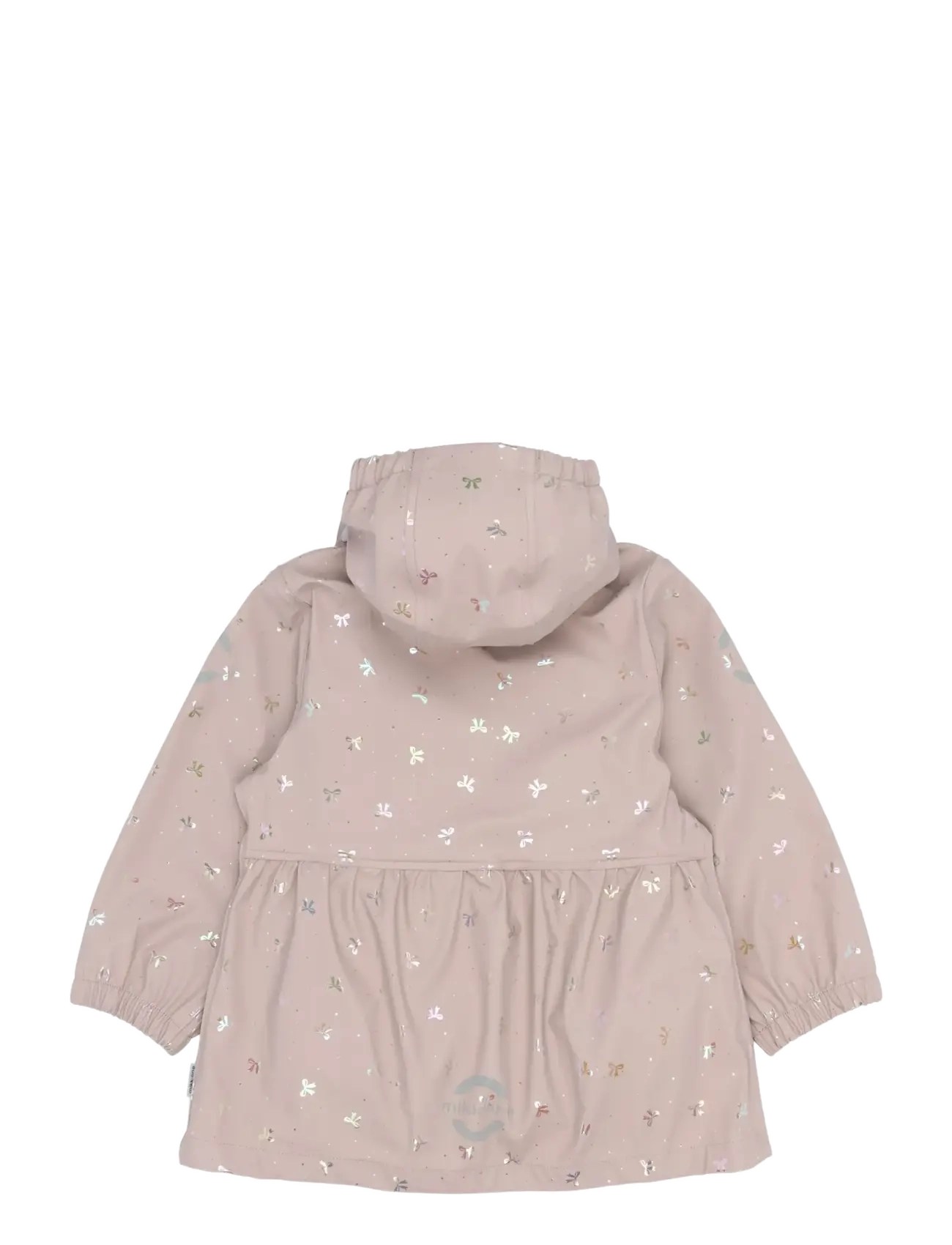 mikk-line - PU Glitter Rain Set w. Susp/104 - overtøj - bow foil aop - 3