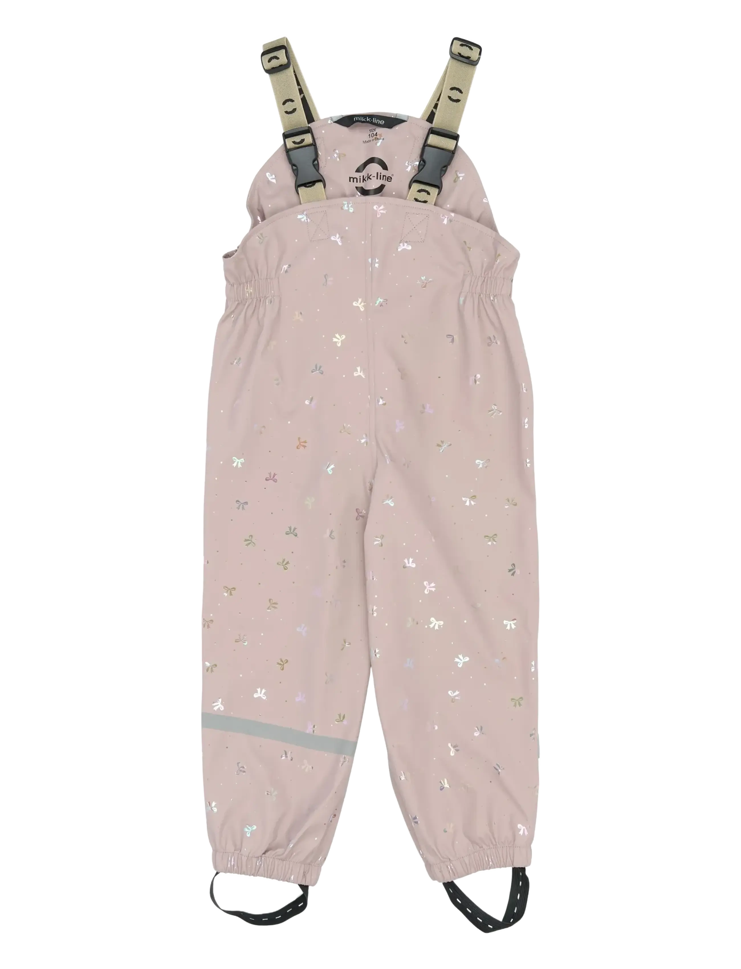 mikk-line - PU Glitter Rain Set w. Susp/104 - zestawy przeciwdeszczowe - bow foil aop - 5