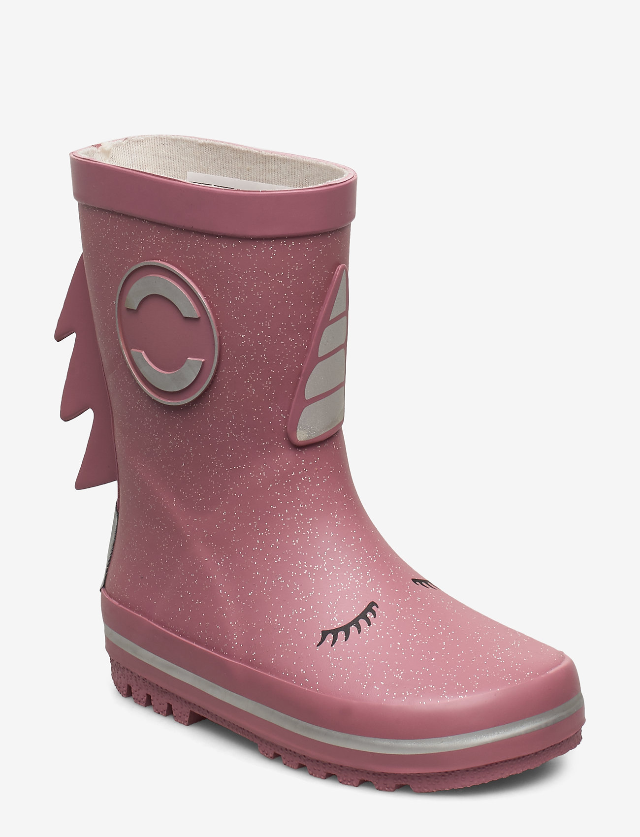 Mikk-Line - Girls 3D Wellies w. Shimmer - heather rose - 0