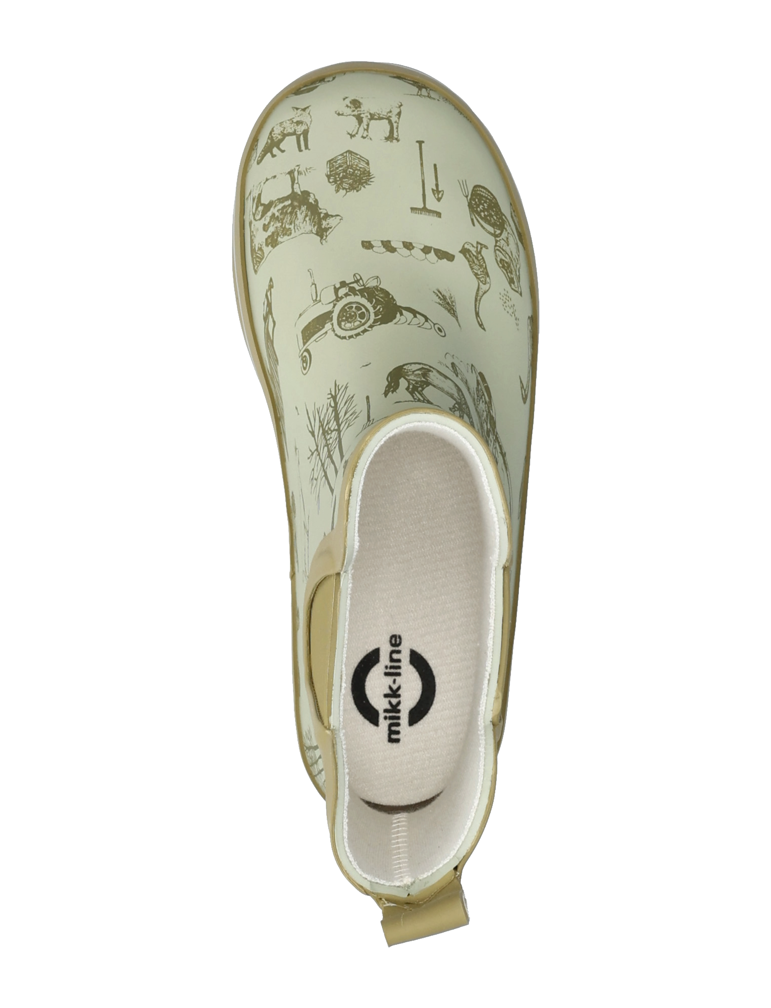 mikk-line - Short Wellies - AOP - desert sage - 3