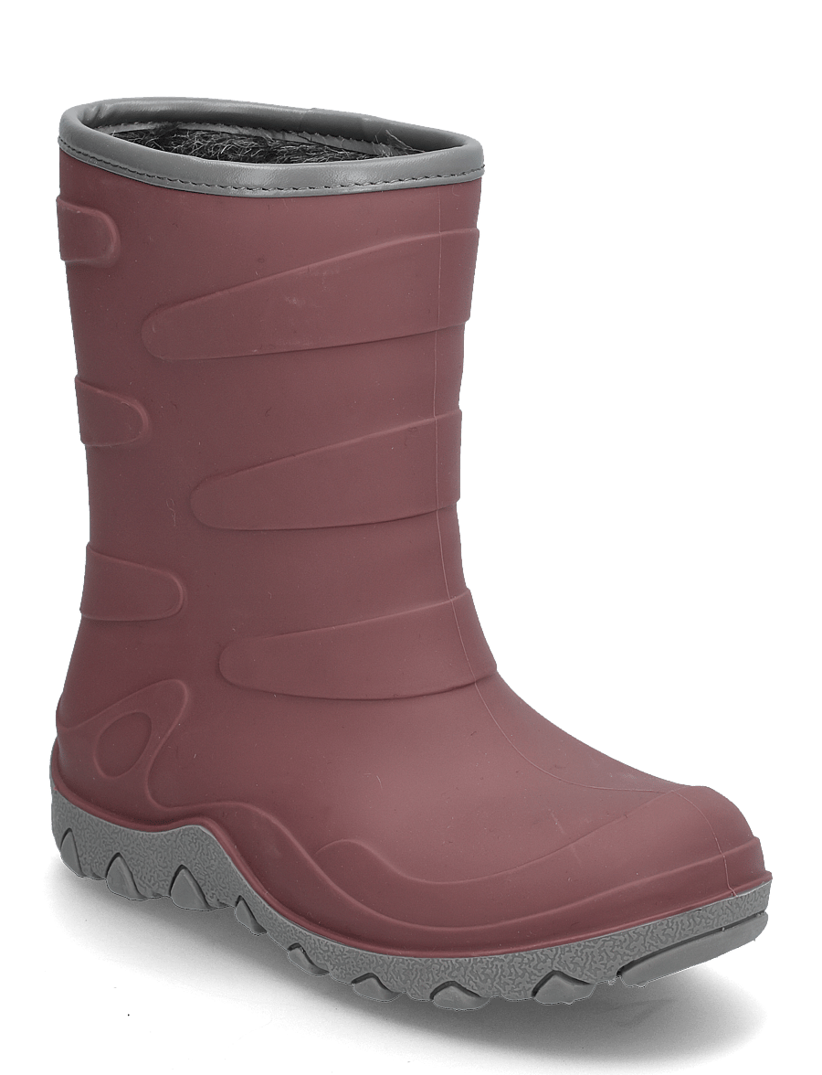 mikk-line - Thermal Boot - gummistøvler med for - rose brown - 0